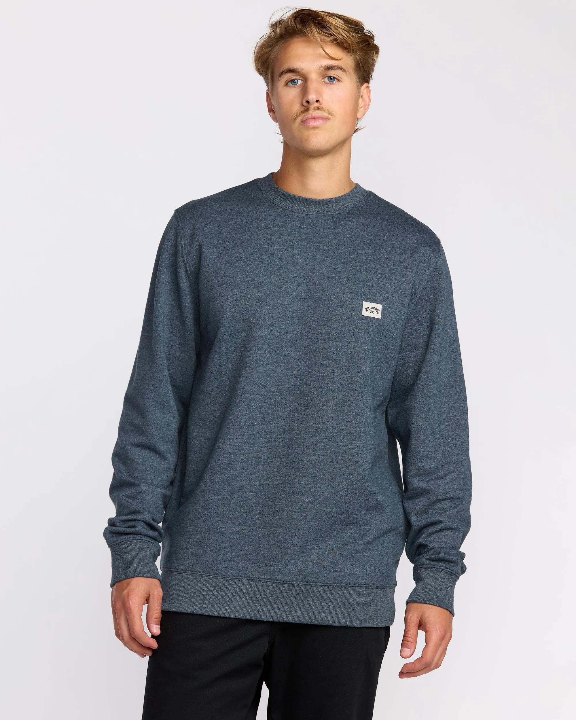All Day Crewneck Sweatshirt - Midnight Blue sold by Billabong