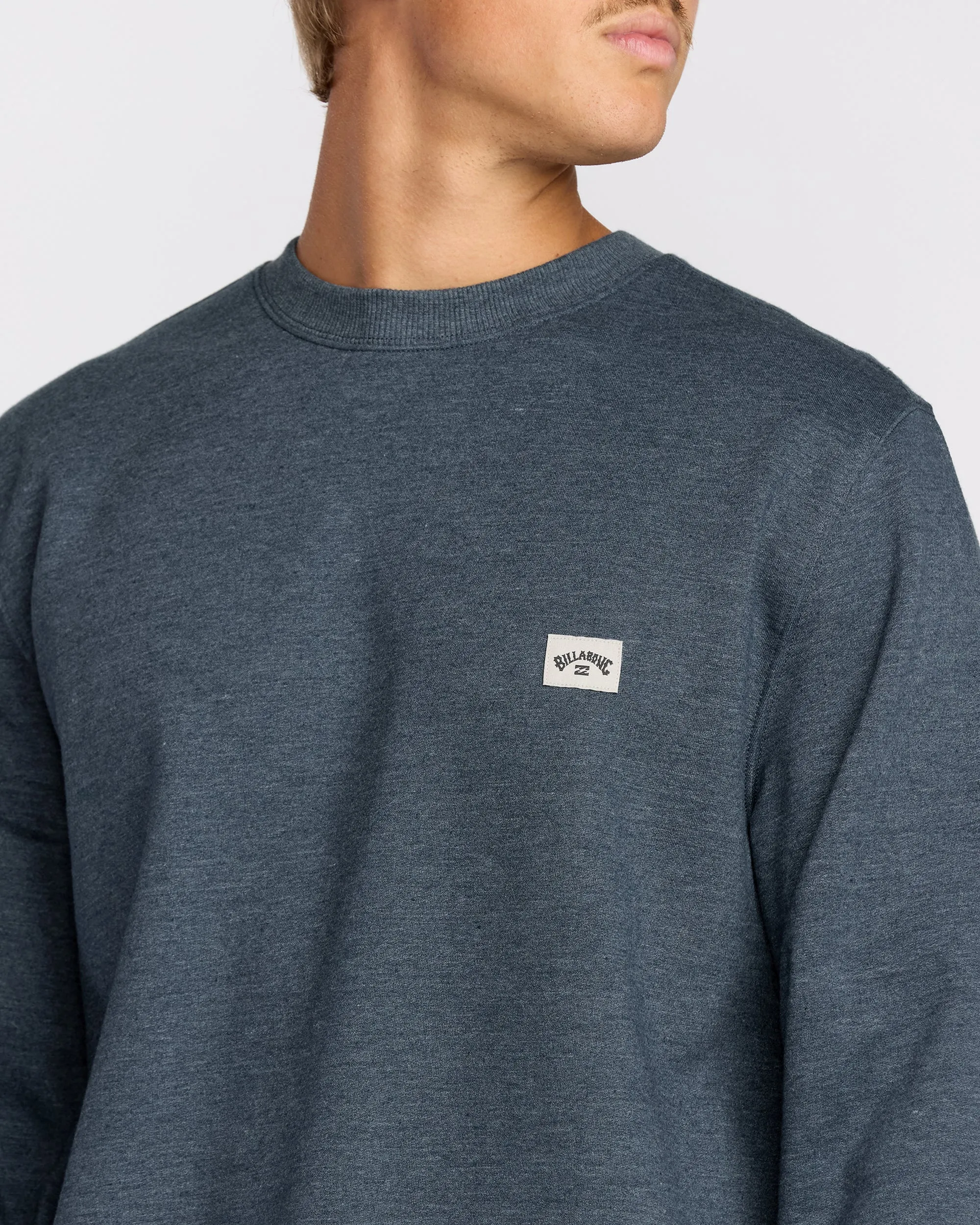 All Day Crewneck Sweatshirt - Midnight Blue sold by Billabong product image thumbnail 4