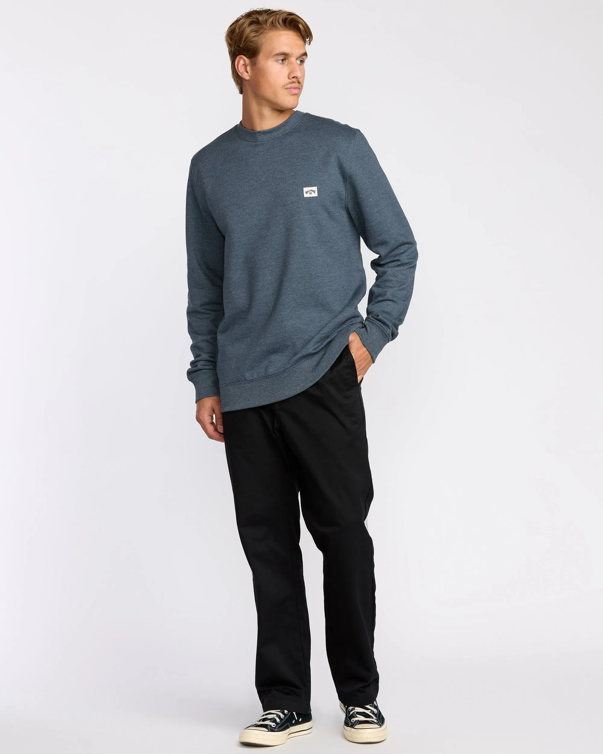 All Day Crewneck Sweatshirt - Midnight Blue sold by Billabong product image thumbnail 3