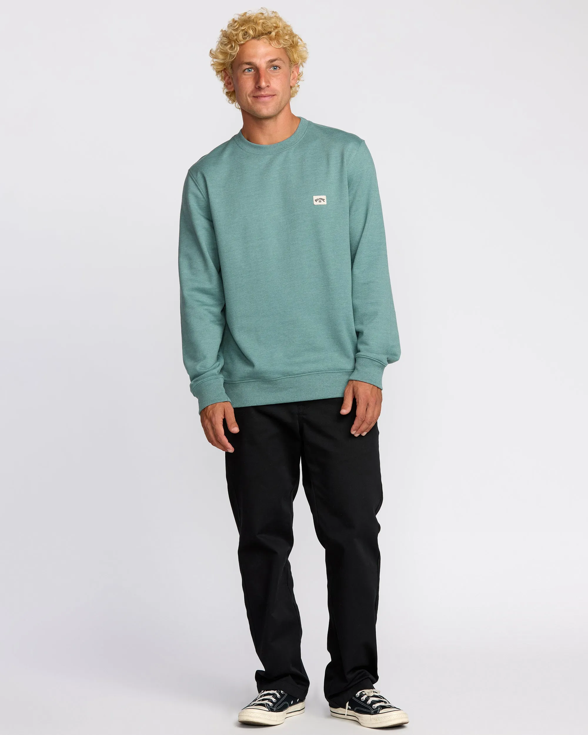 All Day Crewneck Sweatshirt - Sage Green sold by Billabong product image thumbnail 4