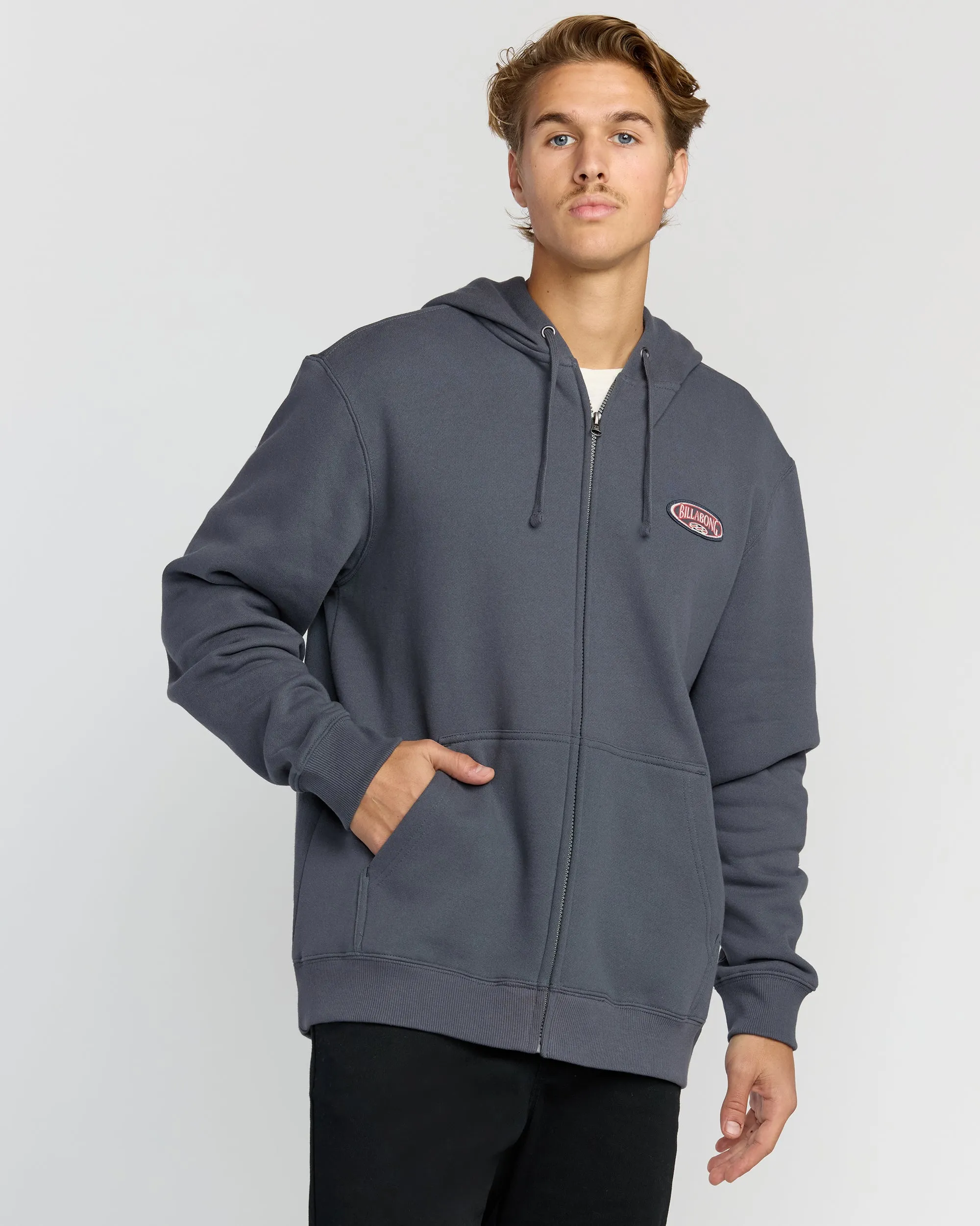 Bad Dog Zip Sweatshirt - Midnight Blue sold by Billabong