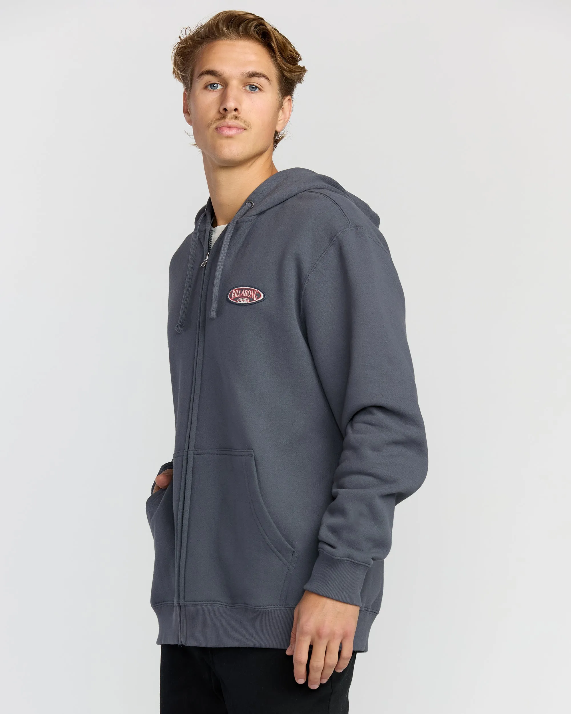 Bad Dog Zip Sweatshirt - Midnight Blue sold by Billabong product image thumbnail 3