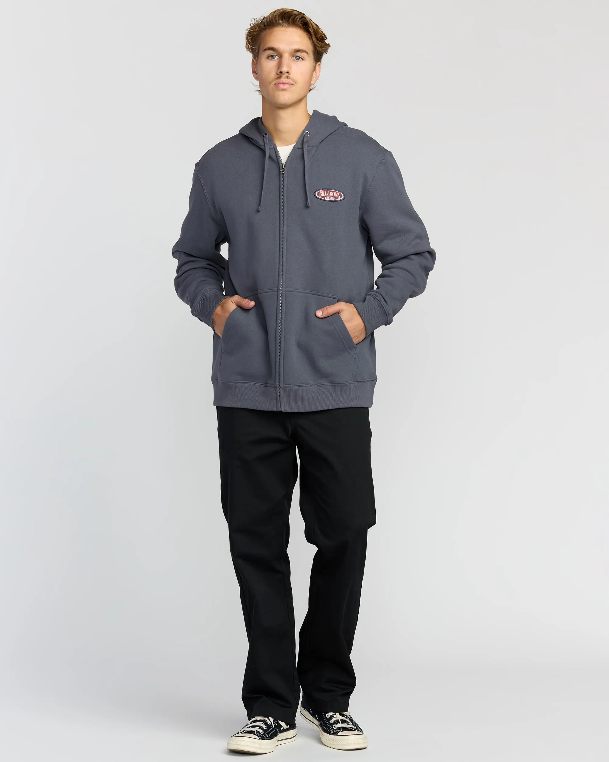 Bad Dog Zip Sweatshirt - Midnight Blue sold by Billabong product image thumbnail 4