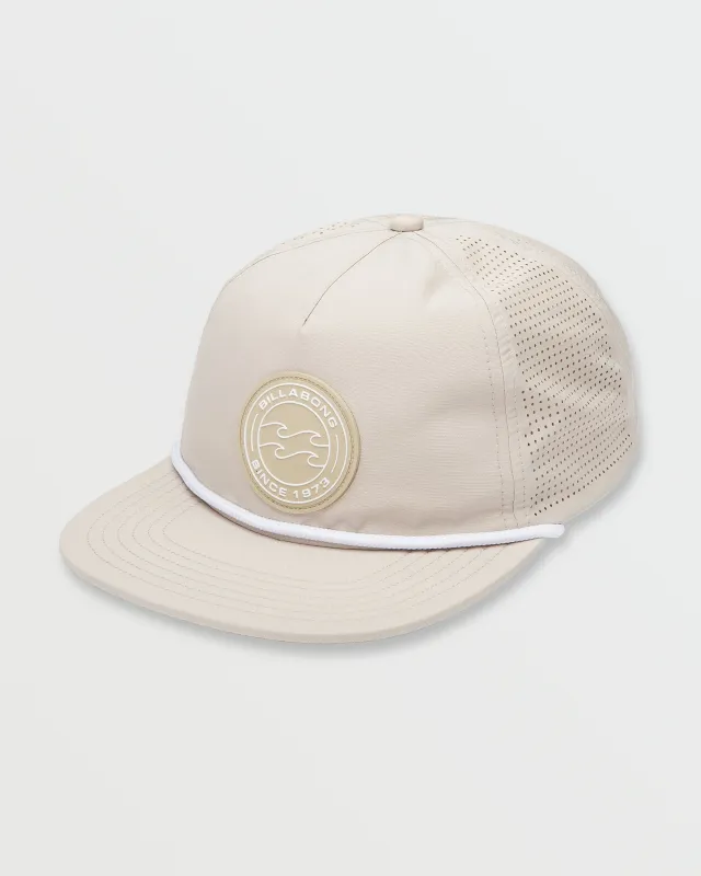 Crest Trucker Hat - Desert Sand made by Billabong