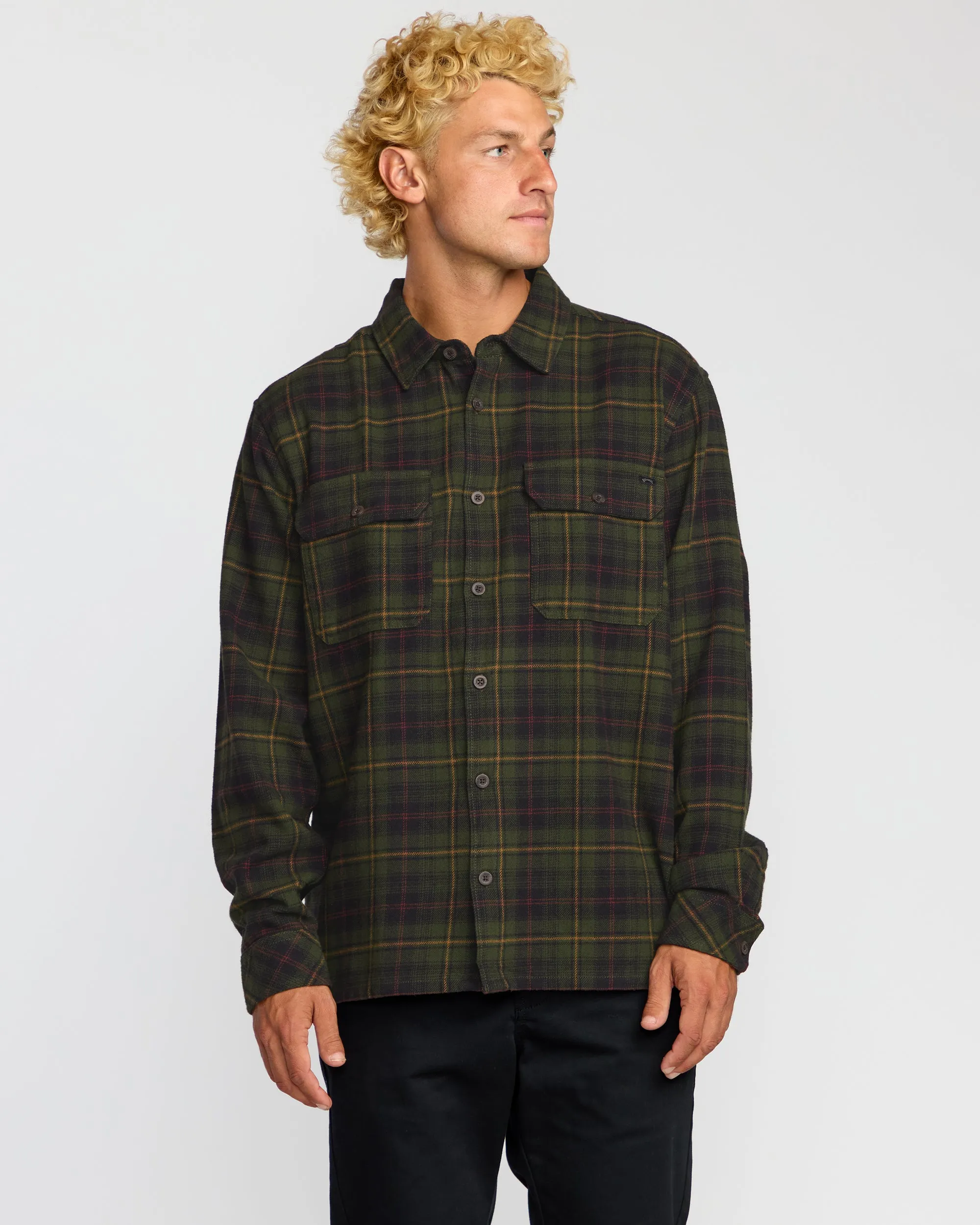 Offshore Flannel Shirt - Black sold by Billabong