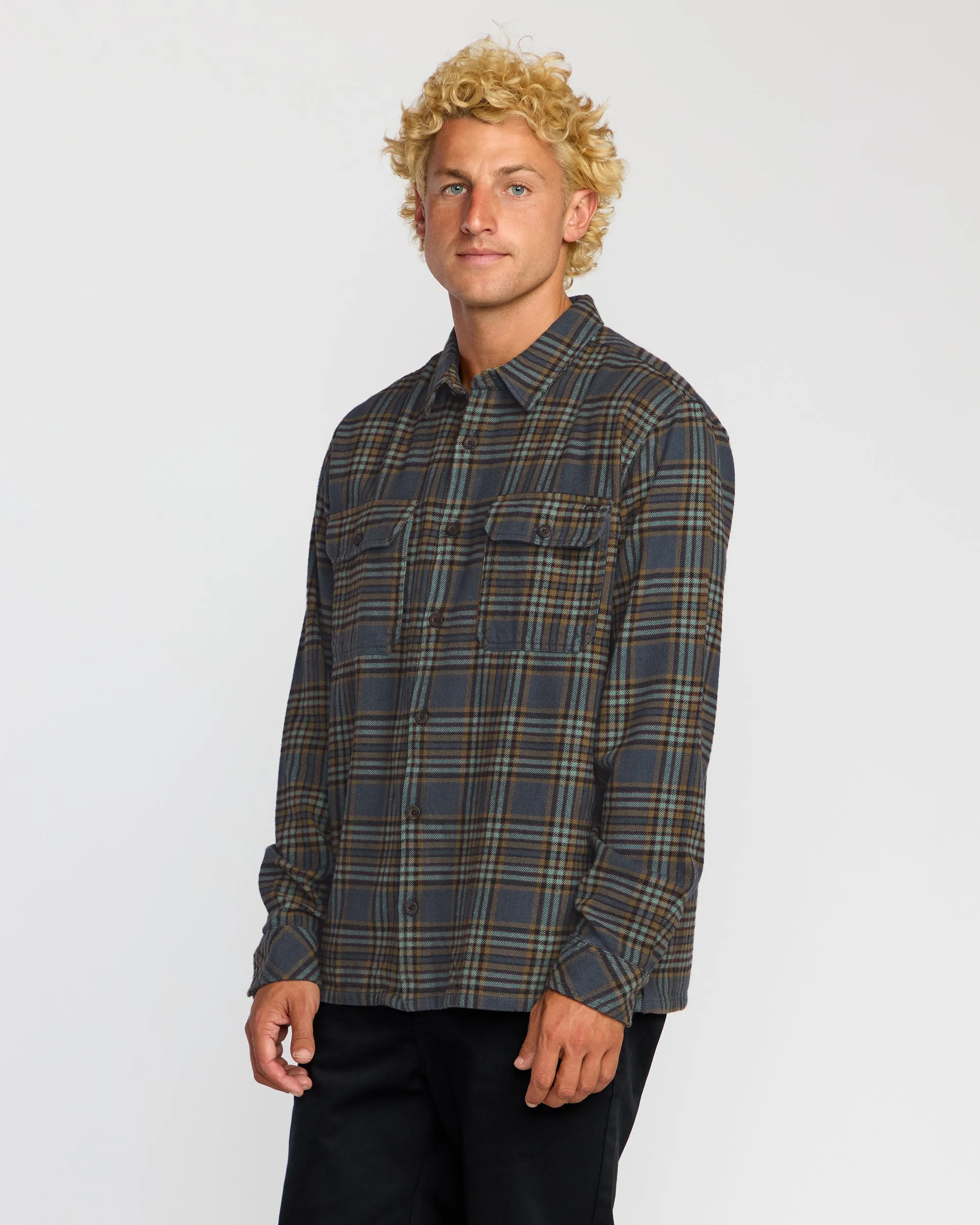 Offshore Flannel Shirt - Midnight sold by Billabong product image thumbnail 3