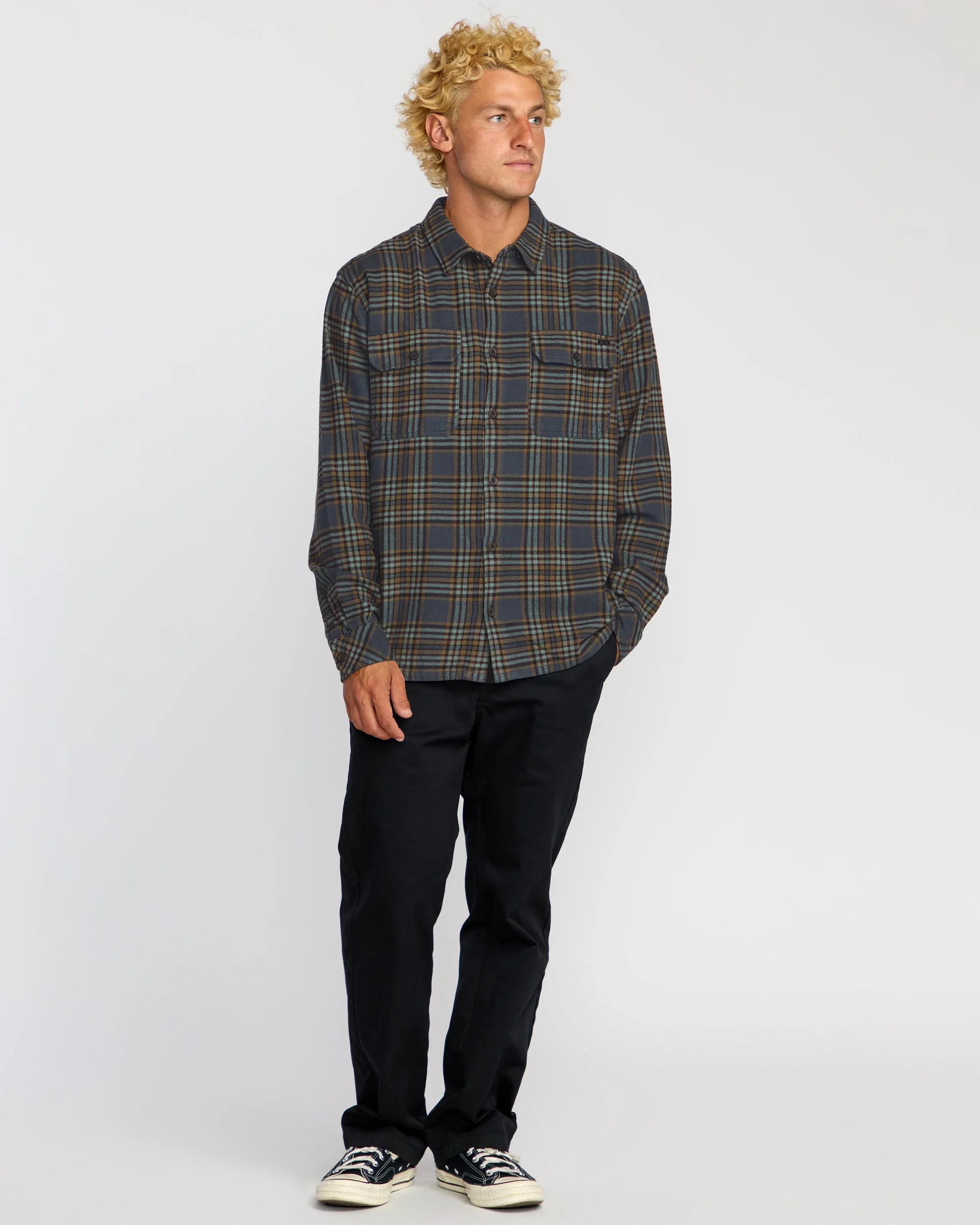 Offshore Flannel Shirt - Midnight sold by Billabong product image thumbnail 4