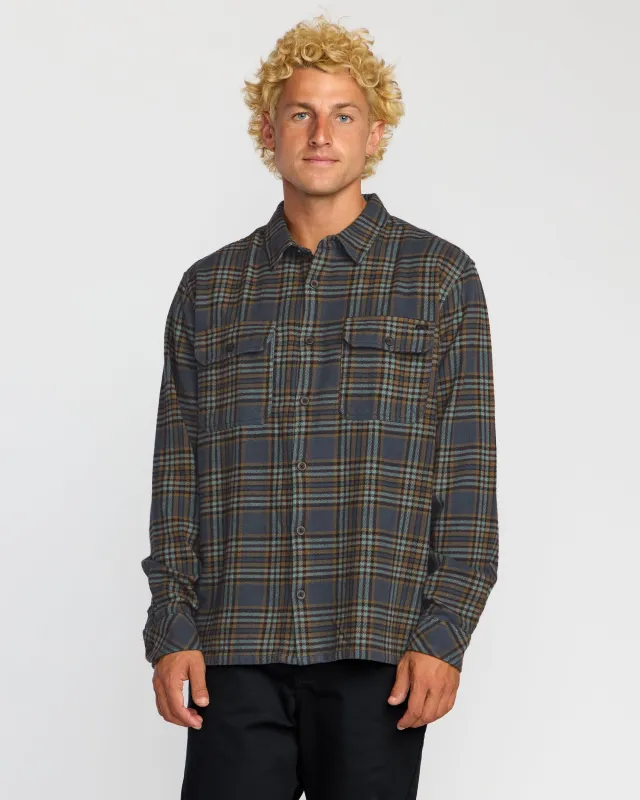 Offshore Flannel Shirt - Midnight sold by Billabong