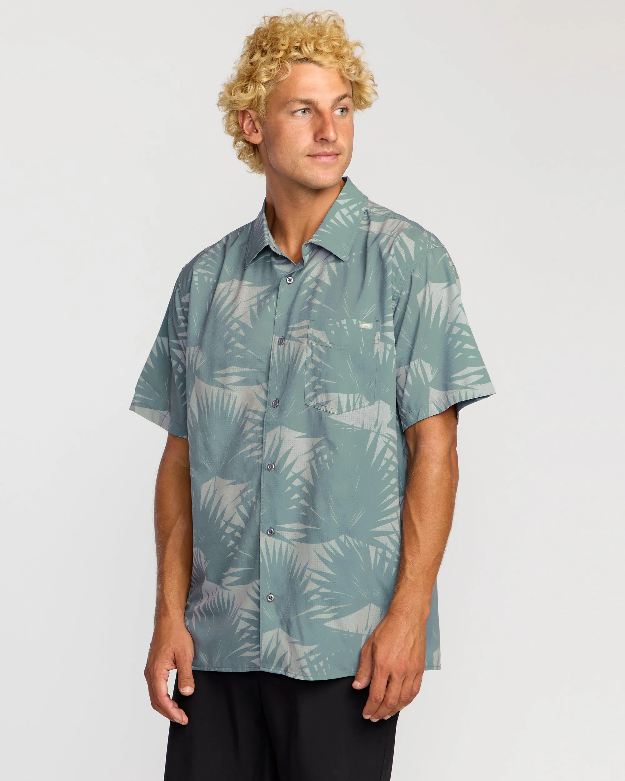 Surftrek Perf Short Sleeve Shirt - Sea Blue sold by Billabong product image thumbnail 3