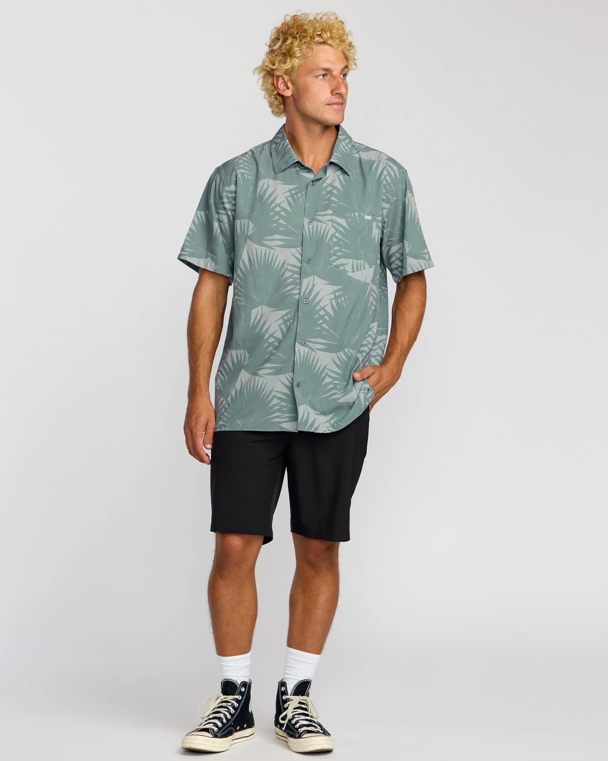 Surftrek Perf Short Sleeve Shirt - Sea Blue sold by Billabong product image thumbnail 4