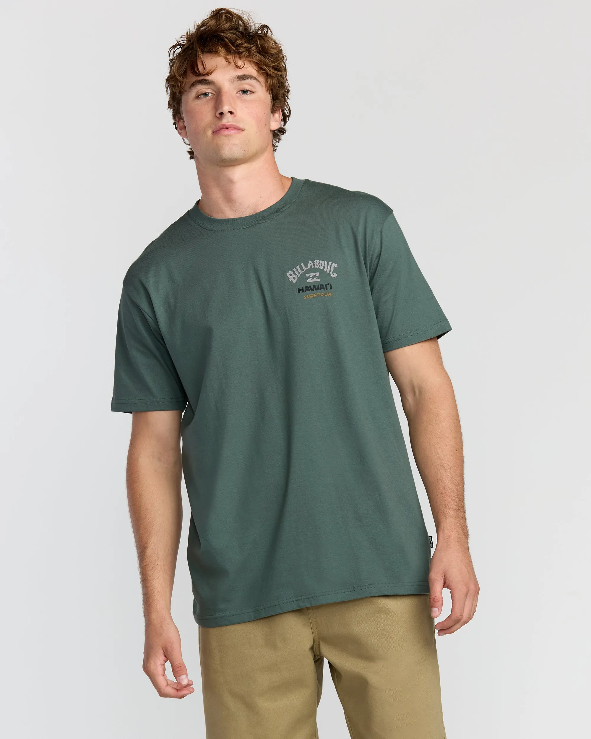 Surf Tour Hi Premium Short Sleeve T-Shirt - Dark Slate sold by Billabong