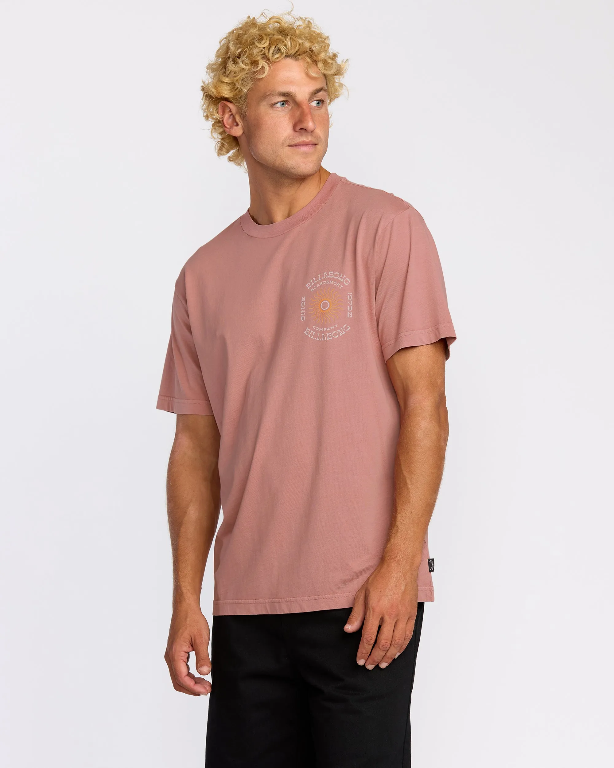 Sunrise Premium Wave Wash Short Sleeve T-Shirt - Dusty Rose sold by Billabong product image thumbnail 3