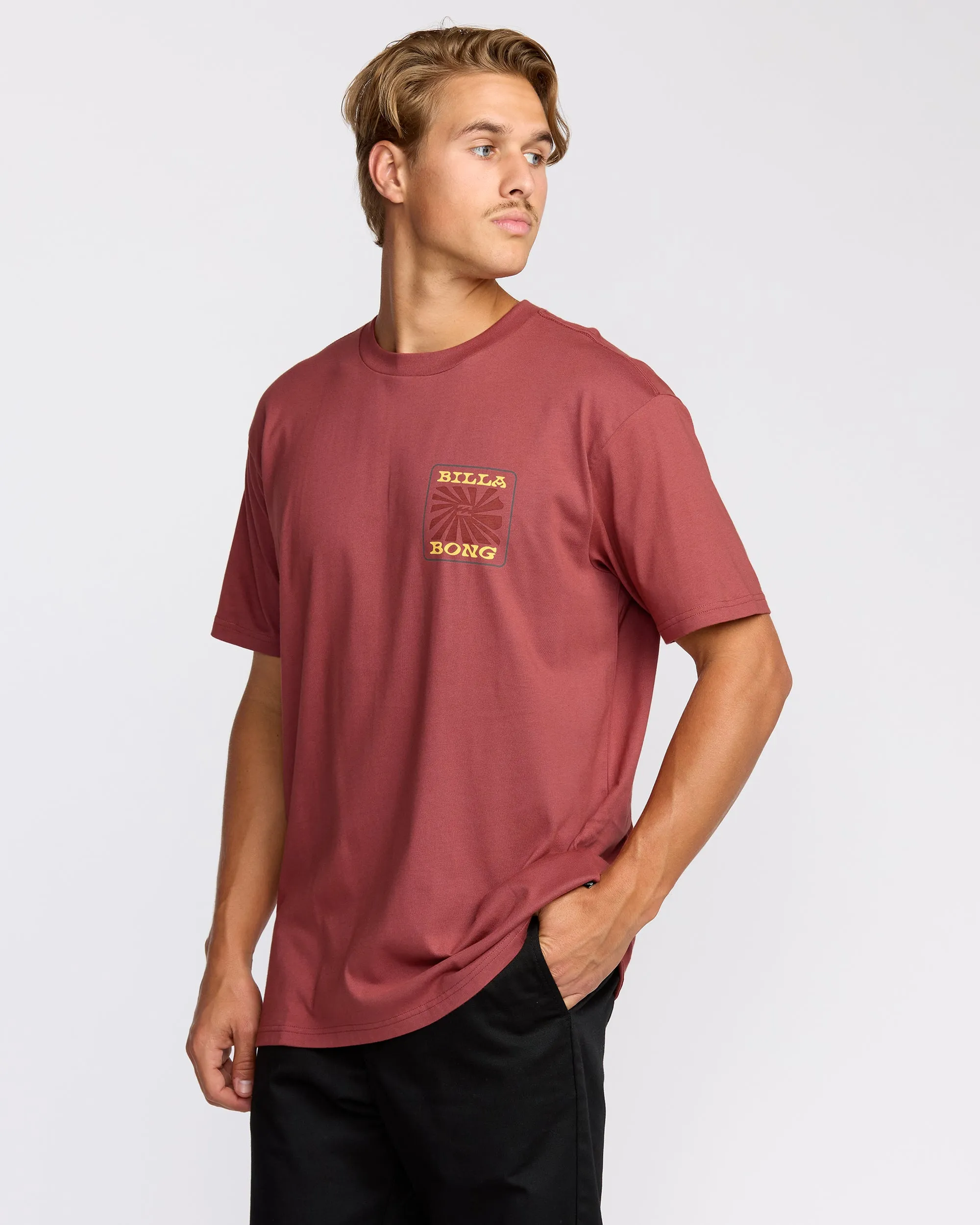 Sunrays Premium Short Sleeve T-Shirt - Red Clay sold by Billabong product image thumbnail 3