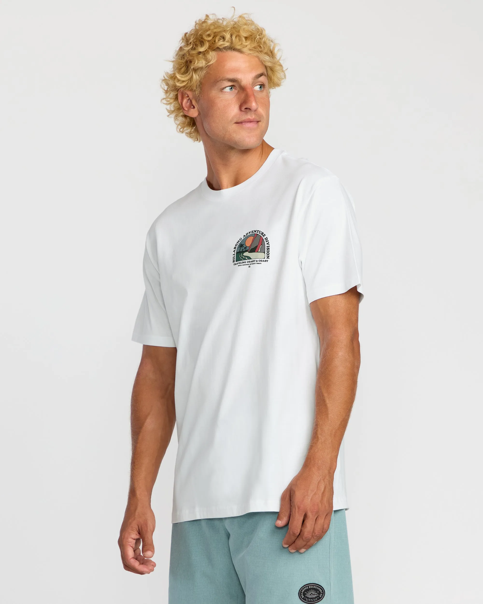 Sundown A/Div Short Sleeve T-Shirt - White sold by Billabong product image thumbnail 3