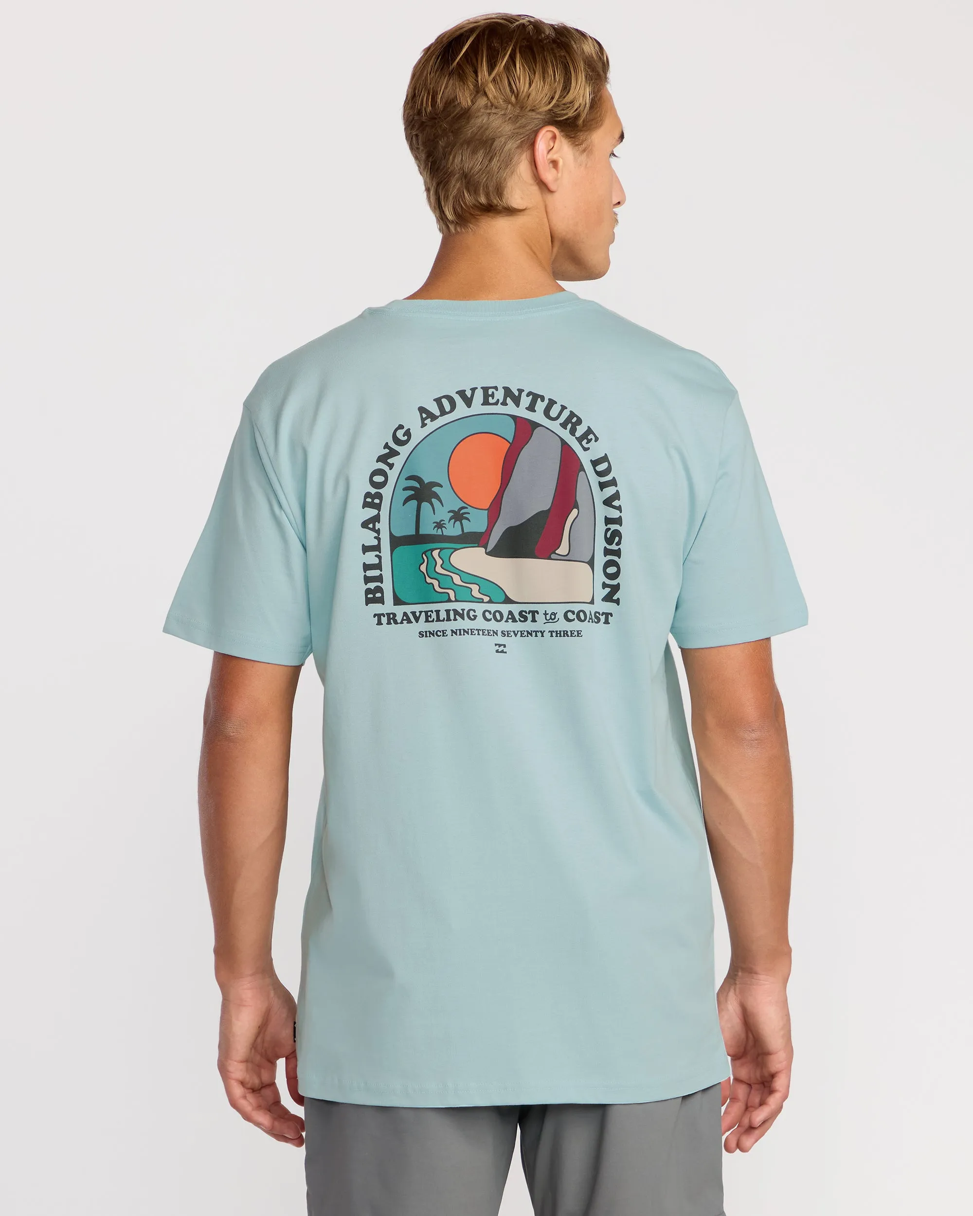 Sundown A/Div Short Sleeve T-Shirt - Dusty Blue sold by Billabong product image thumbnail 2