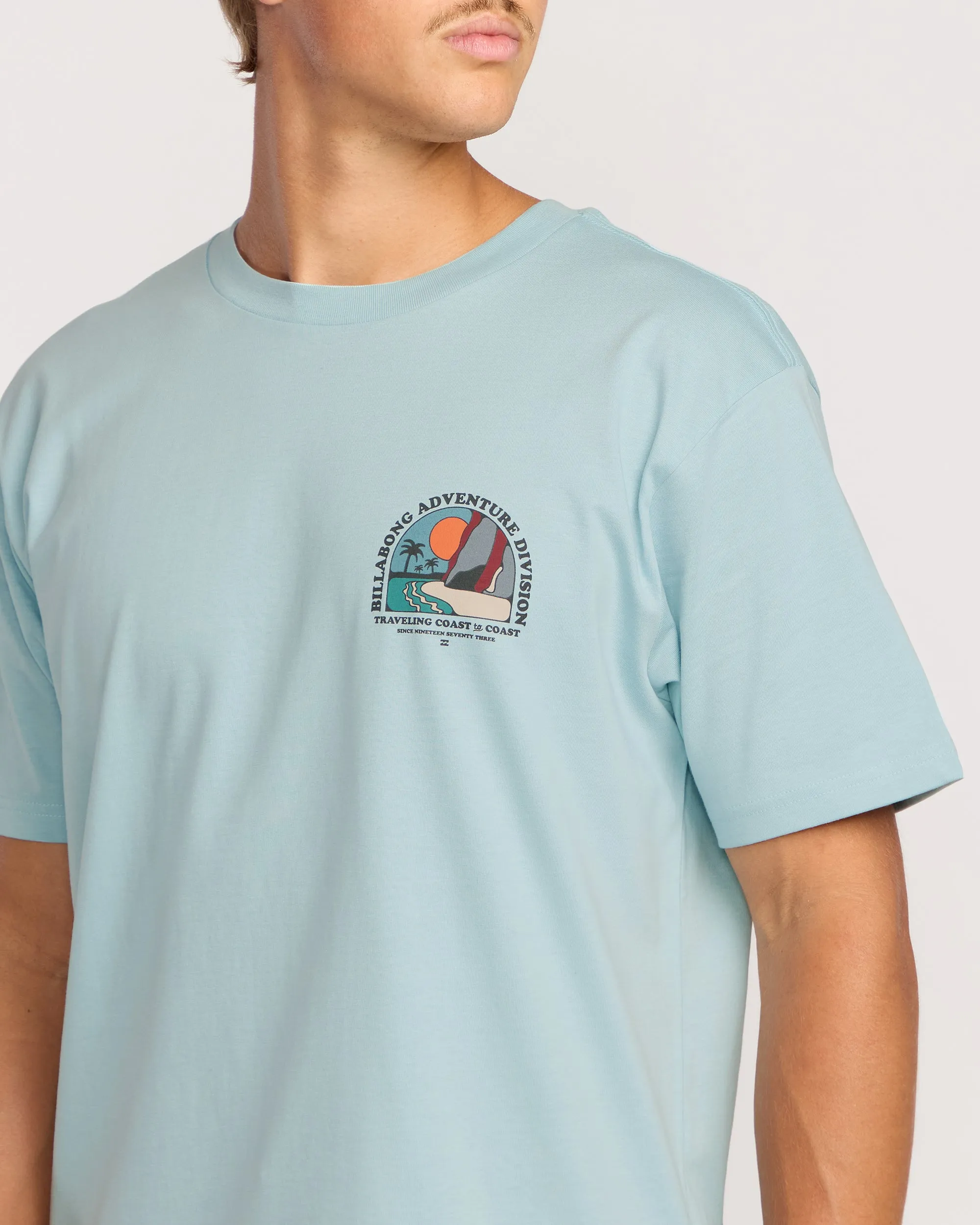 Sundown A/Div Short Sleeve T-Shirt - Dusty Blue sold by Billabong product image thumbnail 5