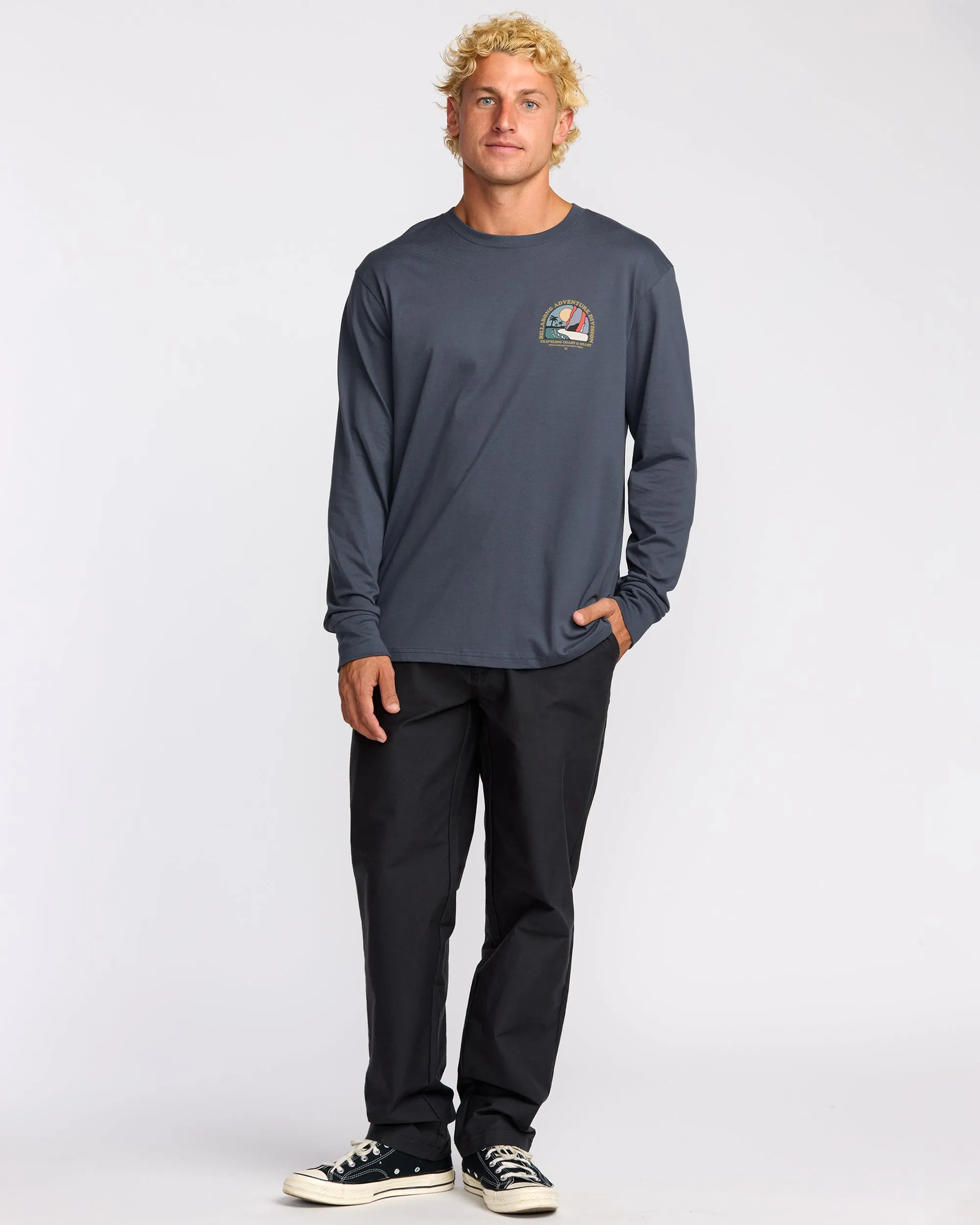 Sundown A/Div Long Sleeve T-Shirt - Midnight Blue sold by Billabong product image thumbnail 4