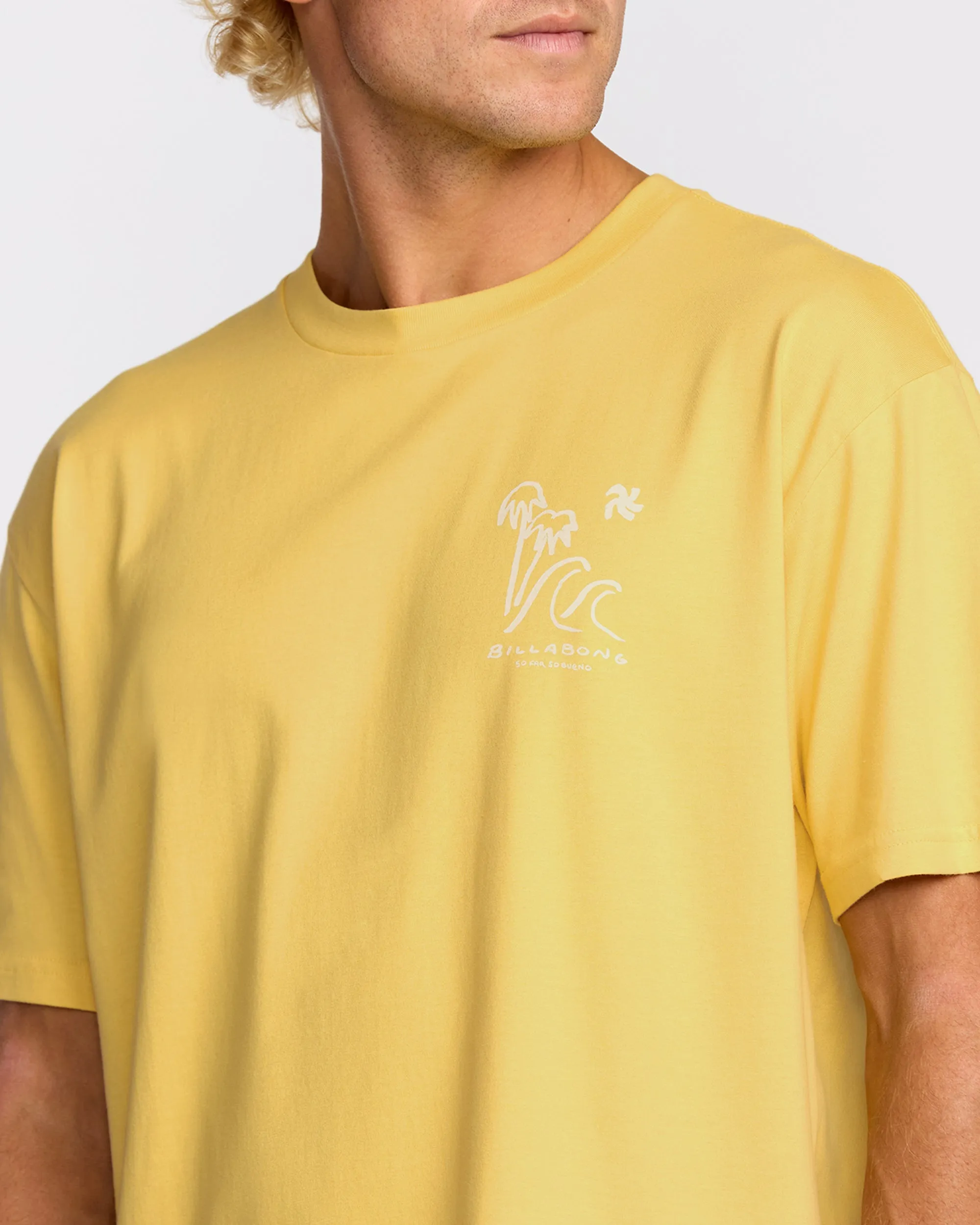 So Far Regular Short Sleeve T-Shirt - Dust Yellow sold by Billabong product image thumbnail 5