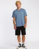 Social Lounge Premium Wave Wash Short Sleeve T-Shirt - Steel Blue sold by Billabong