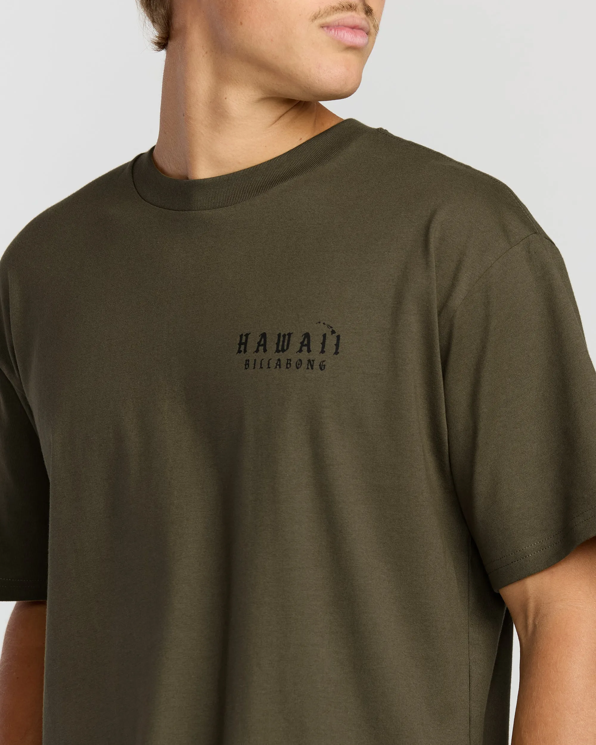 Skull Wave Hi Regular Short Sleeve T-Shirt - Military sold by Billabong product image thumbnail 5