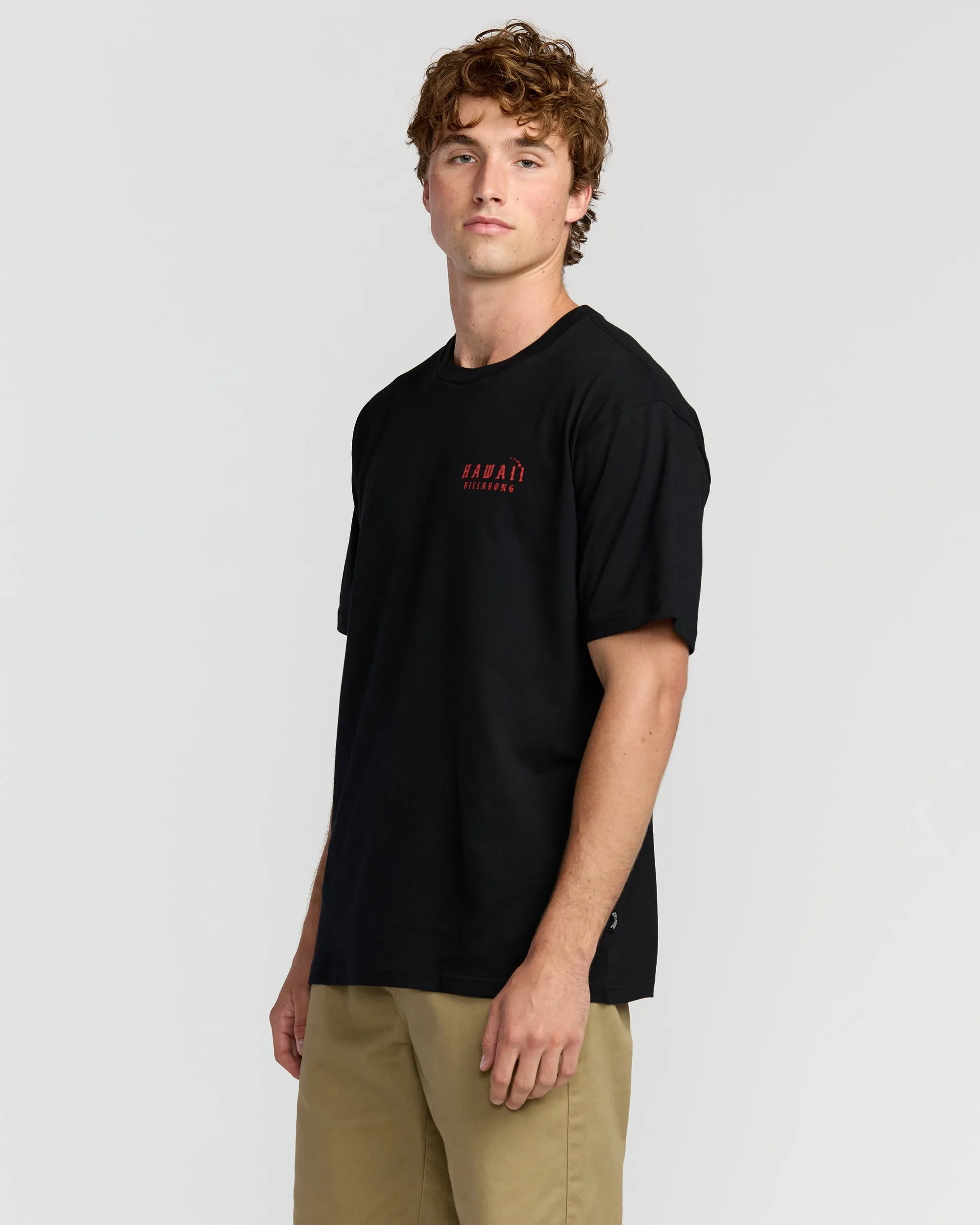 Skull Wave Hi Regular Short Sleeve T-Shirt - Black sold by Billabong product image thumbnail 3