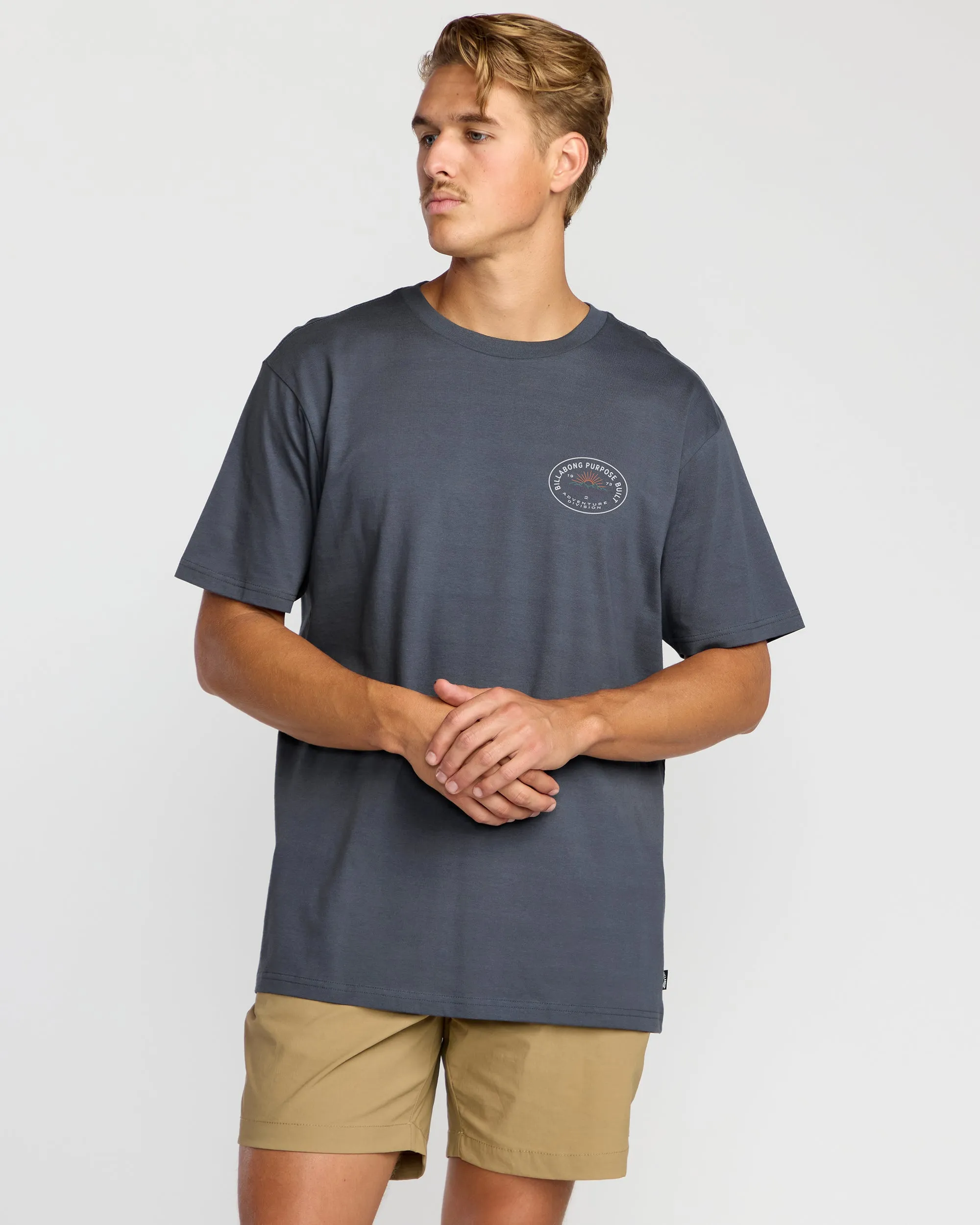 Sierras A/Div Short Sleeve T-Shirt - Midnight Blue sold by Billabong