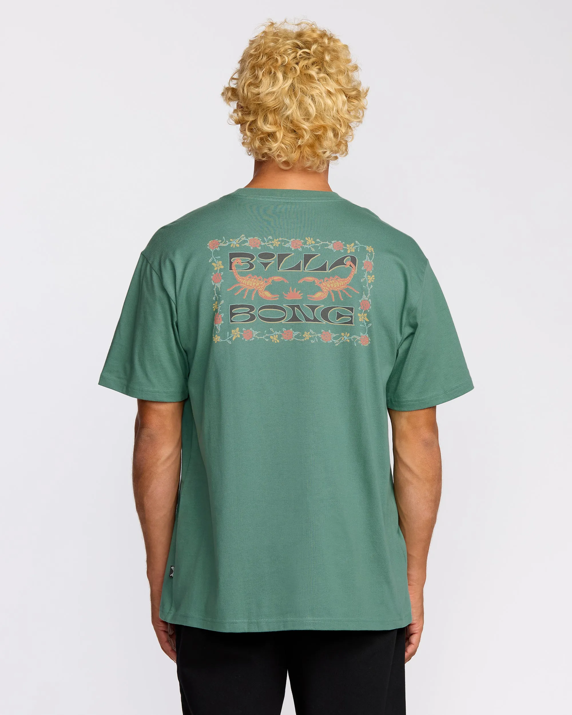 Sharp Regular Short Sleeve T-Shirt - Sage Green sold by Billabong product image thumbnail 2