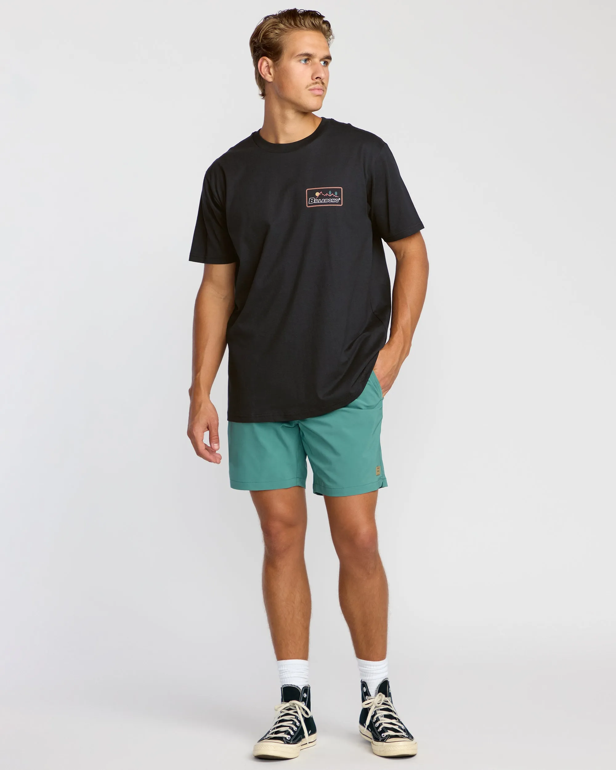 Range A/Div Short Sleeve T-Shirt - Black sold by Billabong product image thumbnail 4