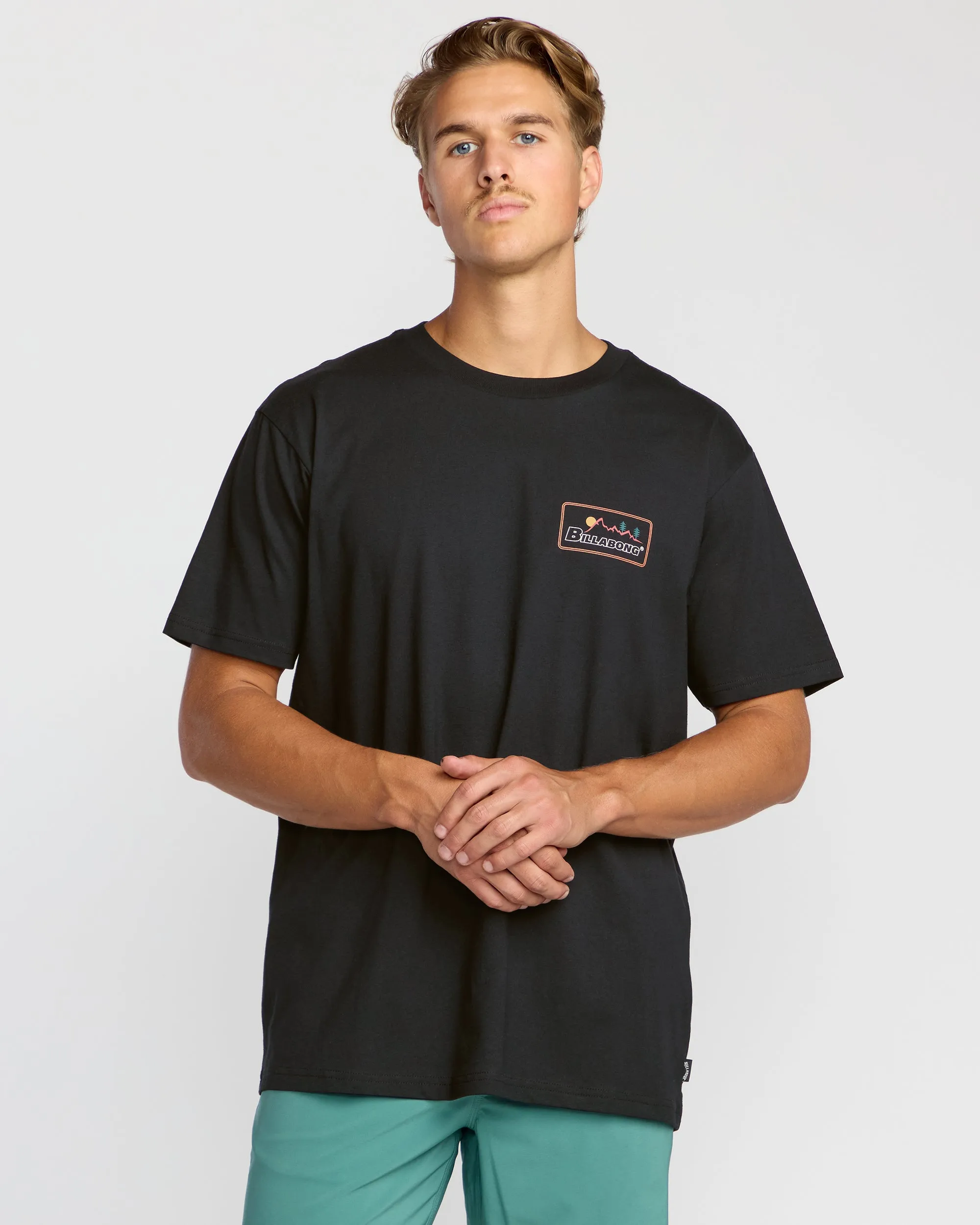 Range A/Div Short Sleeve T-Shirt - Black sold by Billabong