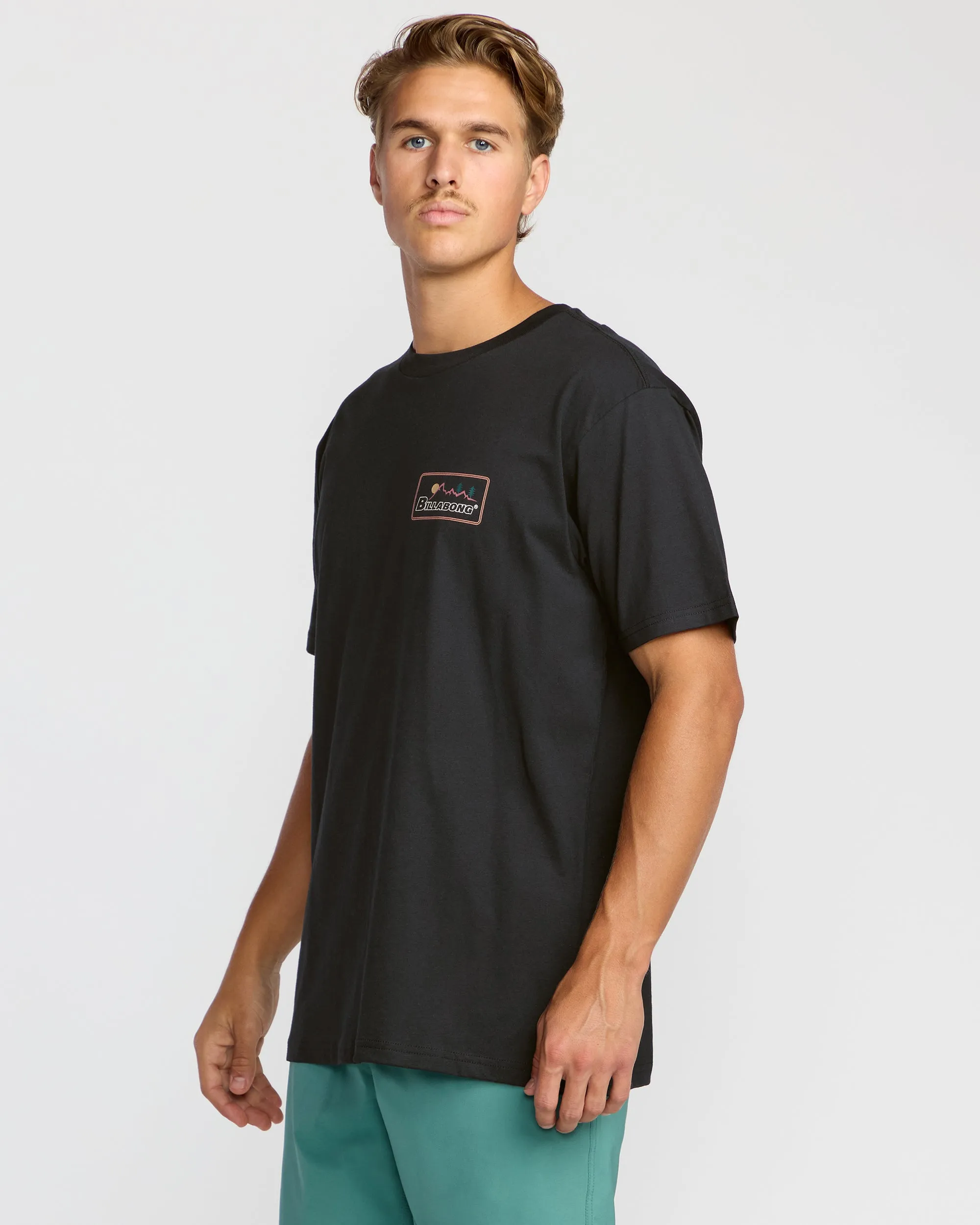 Range A/Div Short Sleeve T-Shirt - Black sold by Billabong product image thumbnail 3