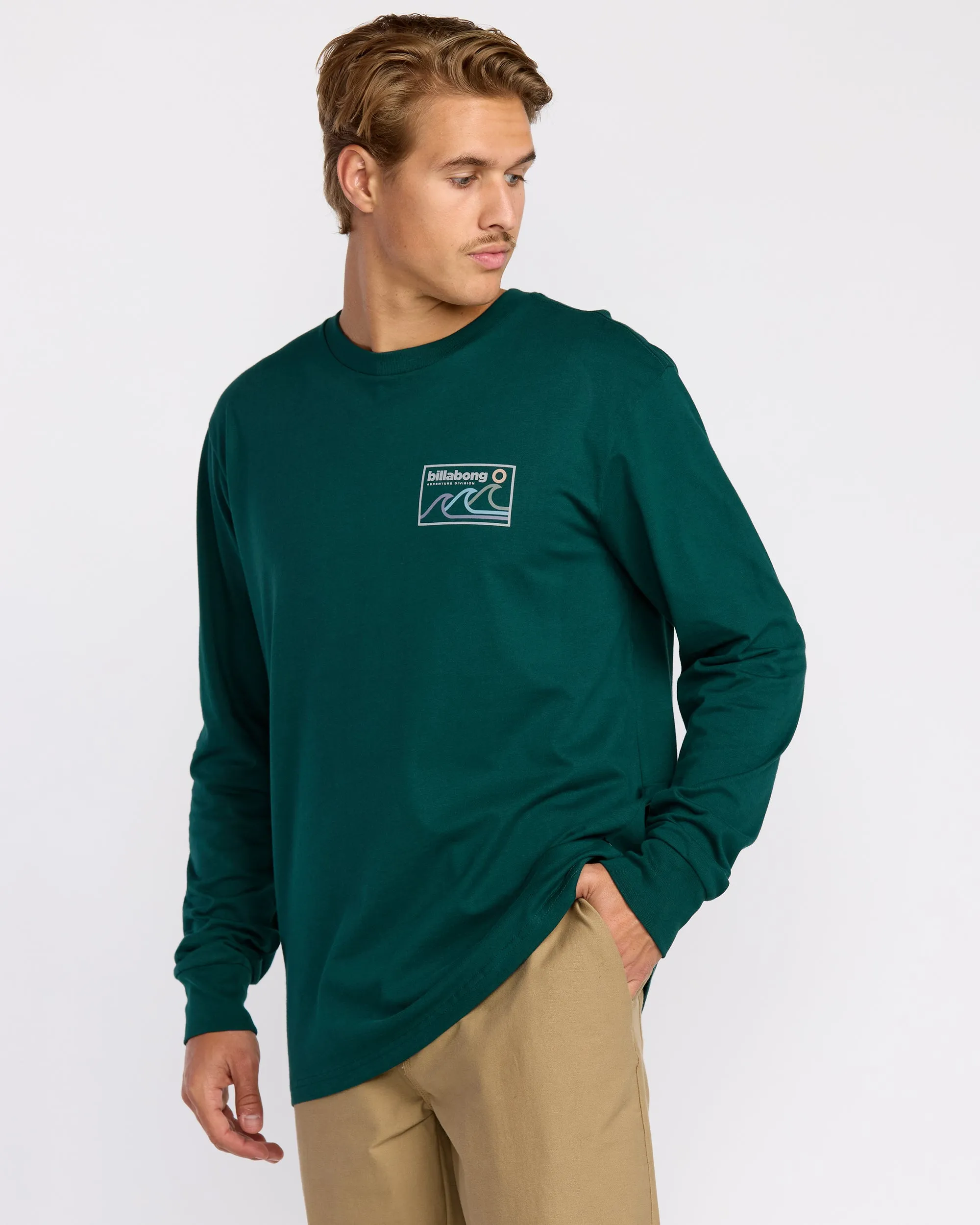 Range A/Div Long Sleeve T-Shirt - Spruce Green sold by Billabong product image thumbnail 3