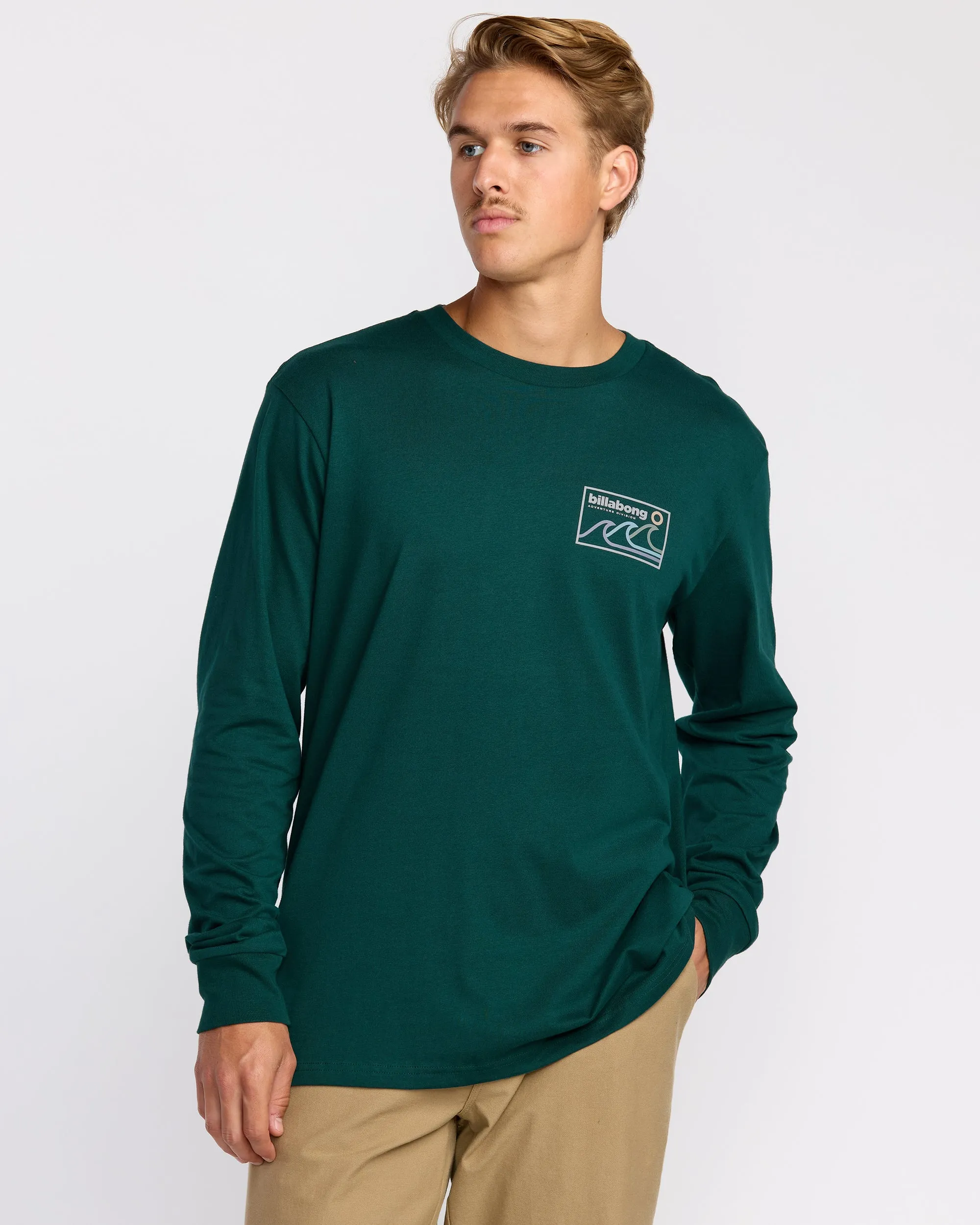 Range A/Div Long Sleeve T-Shirt - Spruce Green sold by Billabong