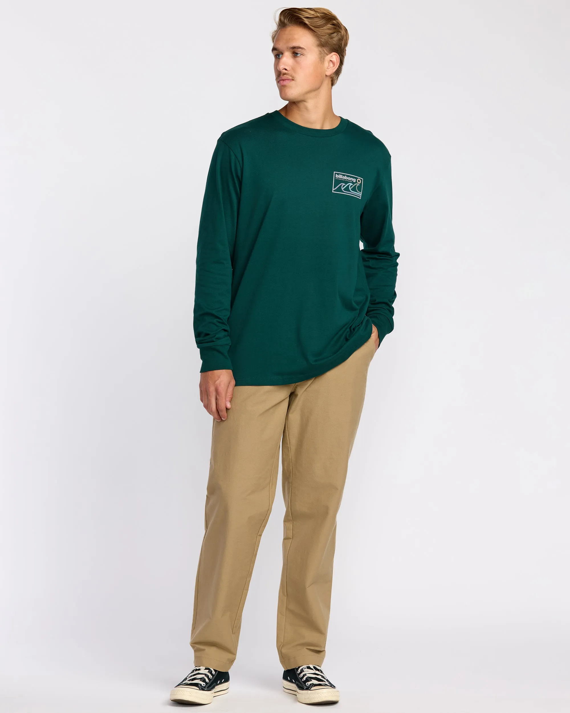 Range A/Div Long Sleeve T-Shirt - Spruce Green sold by Billabong product image thumbnail 4