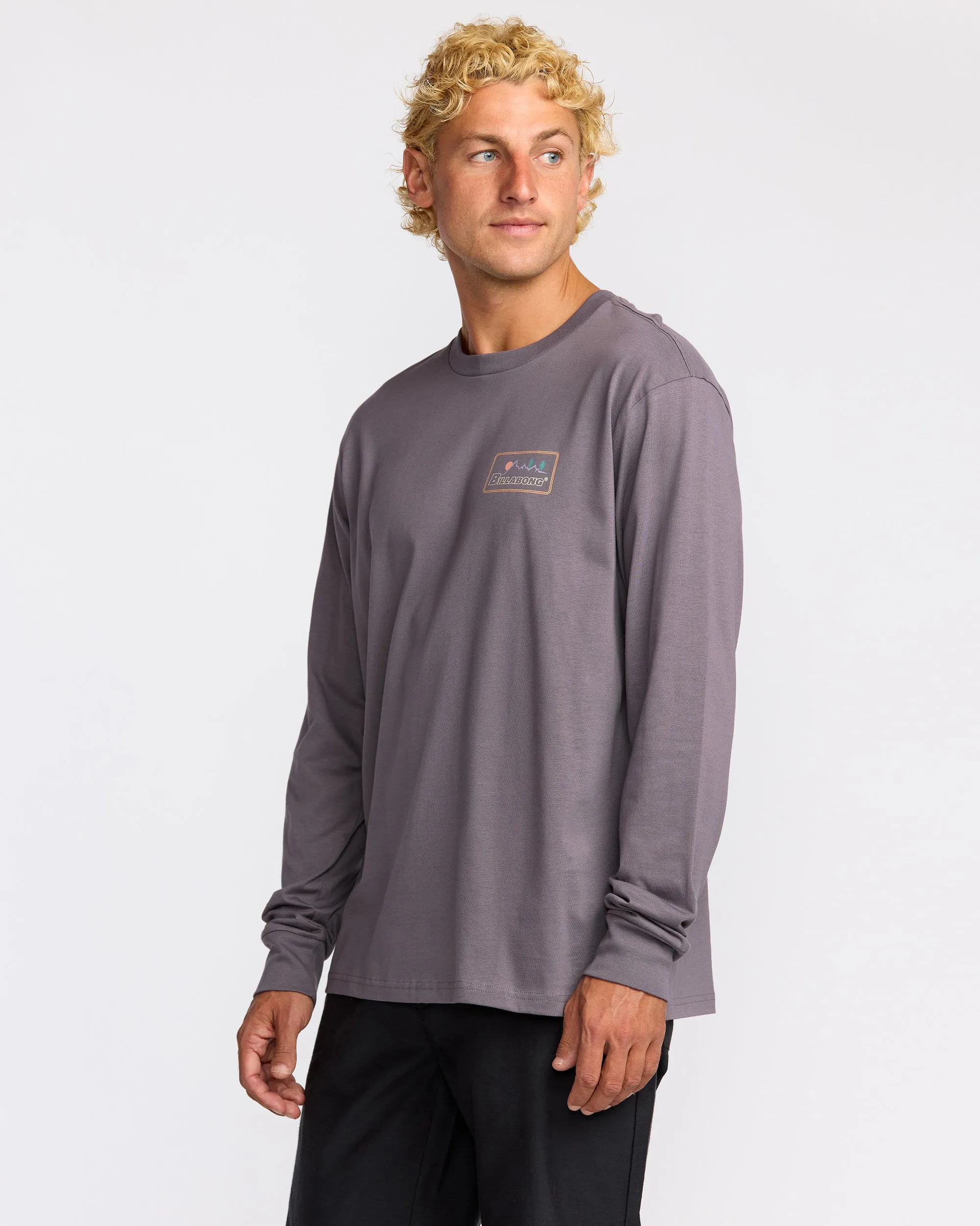 Range A/Div Long Sleeve T-Shirt - Grey Violet sold by Billabong product image thumbnail 3