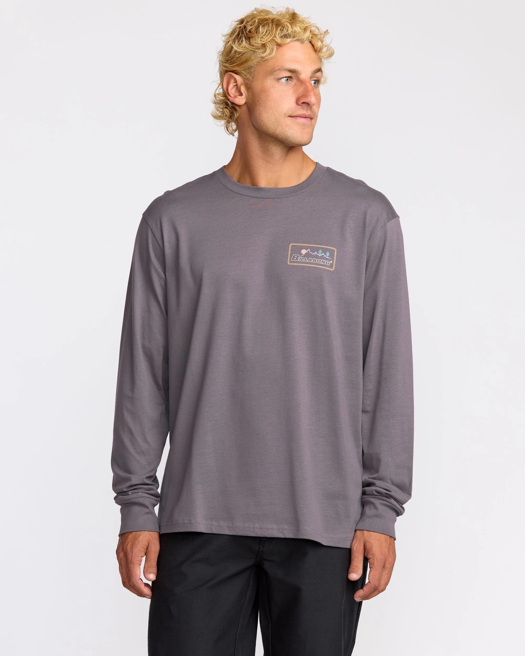 Range A/Div Long Sleeve T-Shirt - Grey Violet sold by Billabong