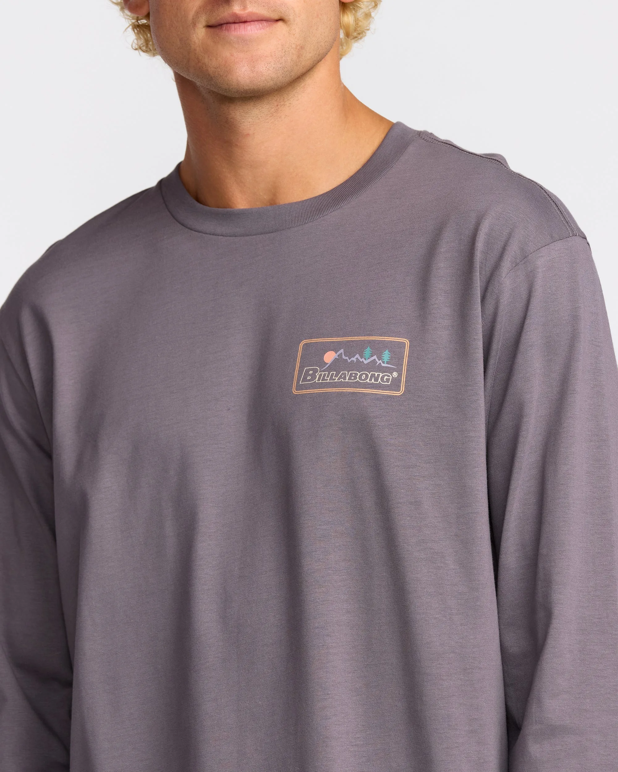 Range A/Div Long Sleeve T-Shirt - Grey Violet sold by Billabong product image thumbnail 5