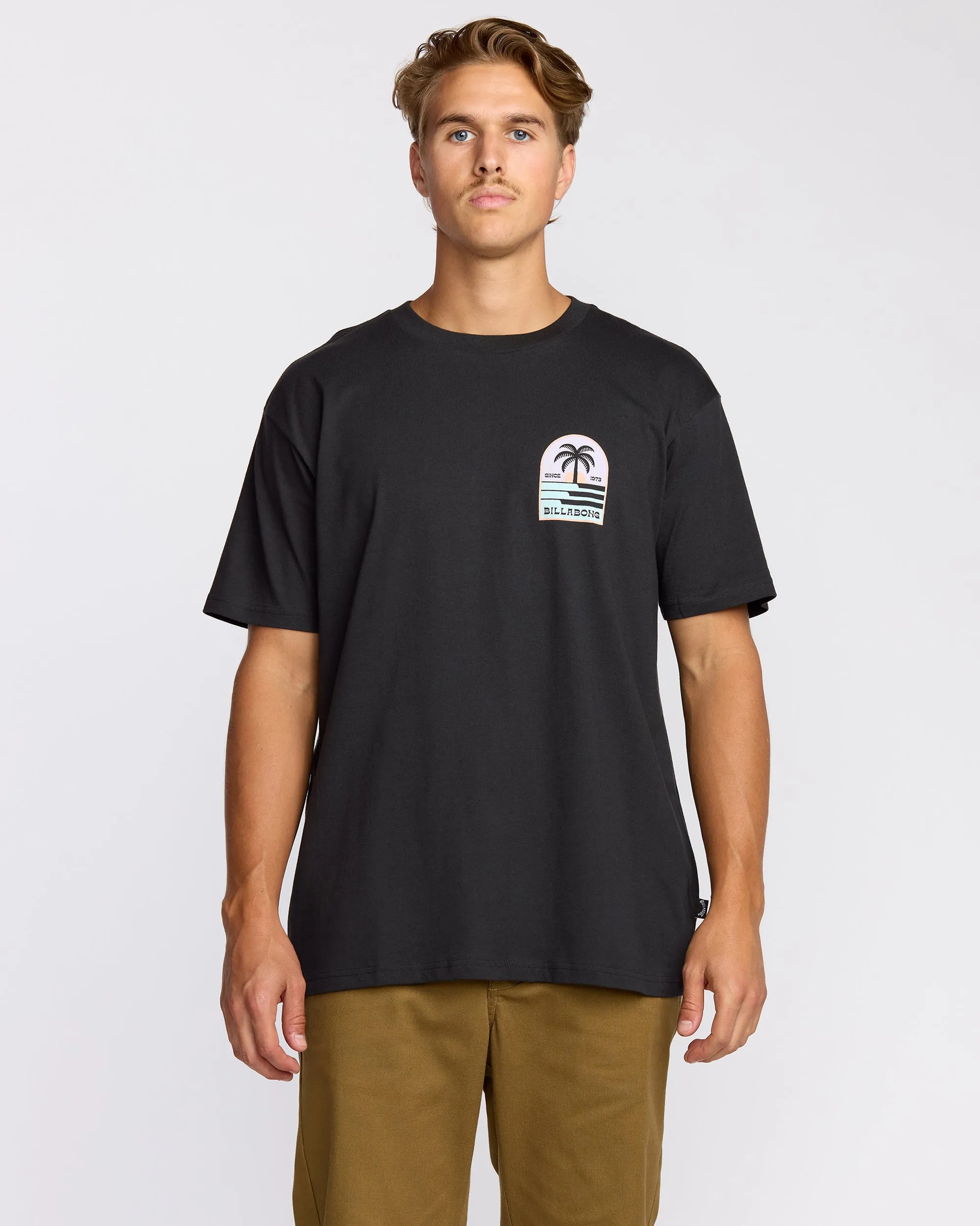 Portal Premium Short Sleeve T-Shirt - Washed Black sold by Billabong