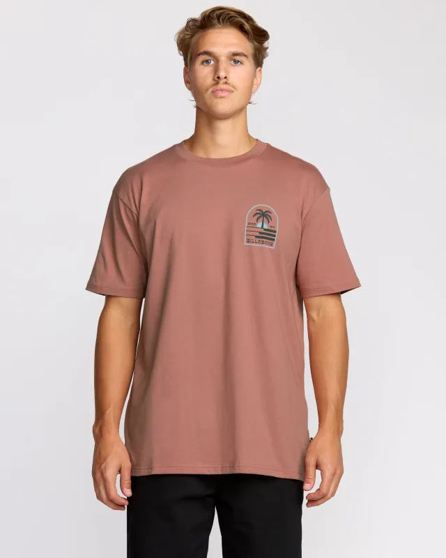 Portal Premium Short Sleeve T-Shirt - Dusty Rose sold by Billabong