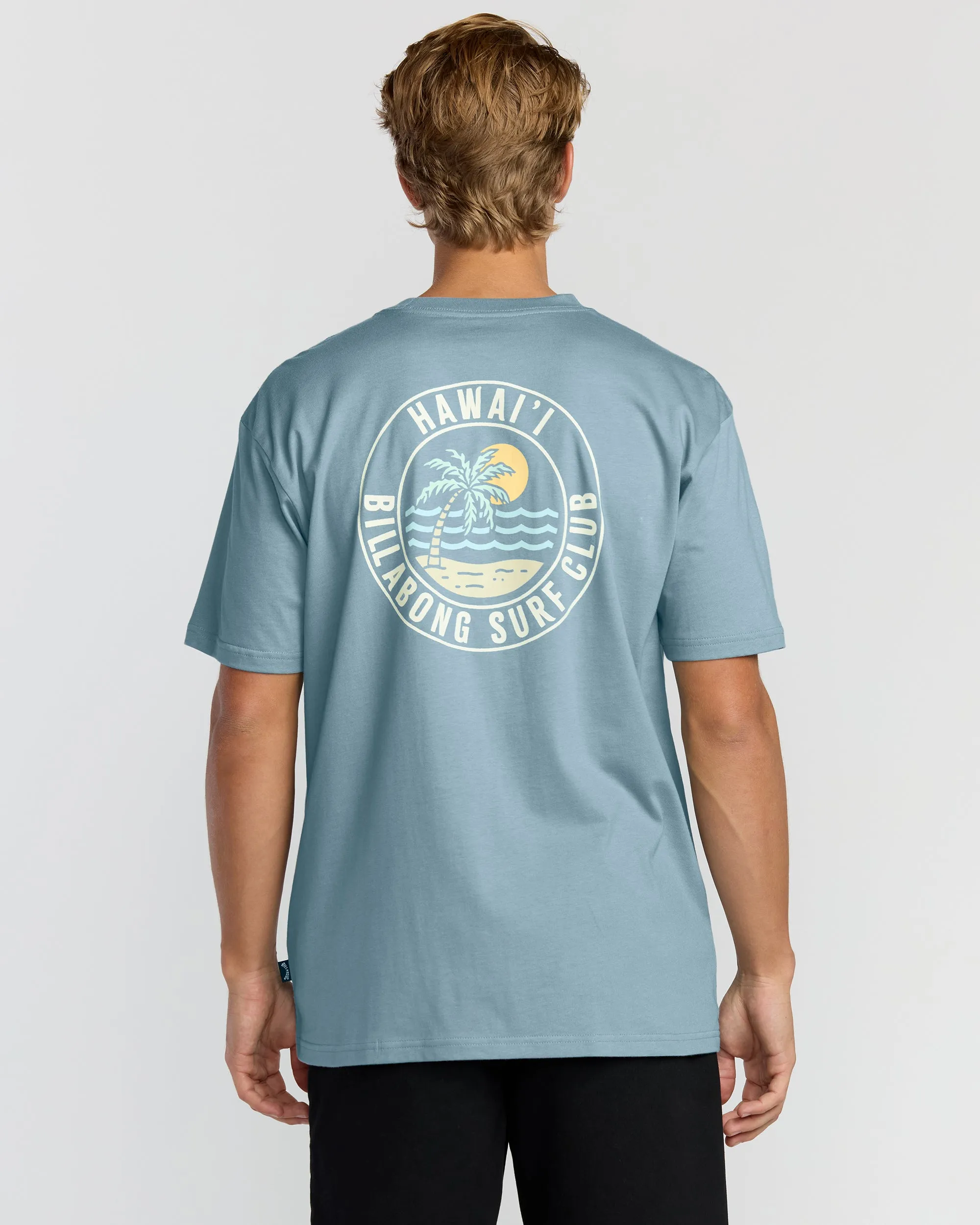 Palm Beach Hi Premium Short Sleeve T-Shirt - Washed Blue sold by Billabong product image thumbnail 2