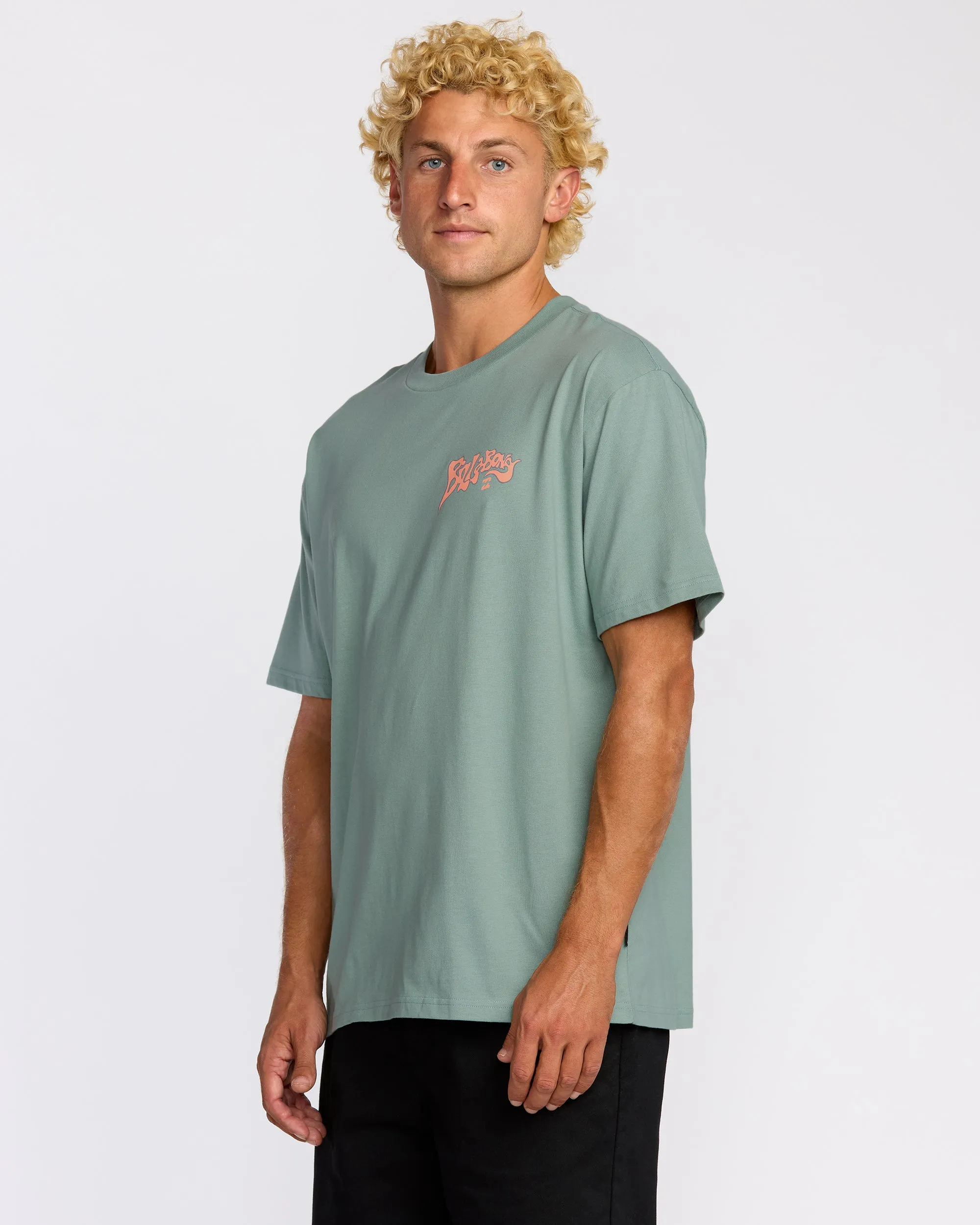 Morning Haze Regular Short Sleeve T-Shirt - Mineral Blue sold by Billabong product image thumbnail 3