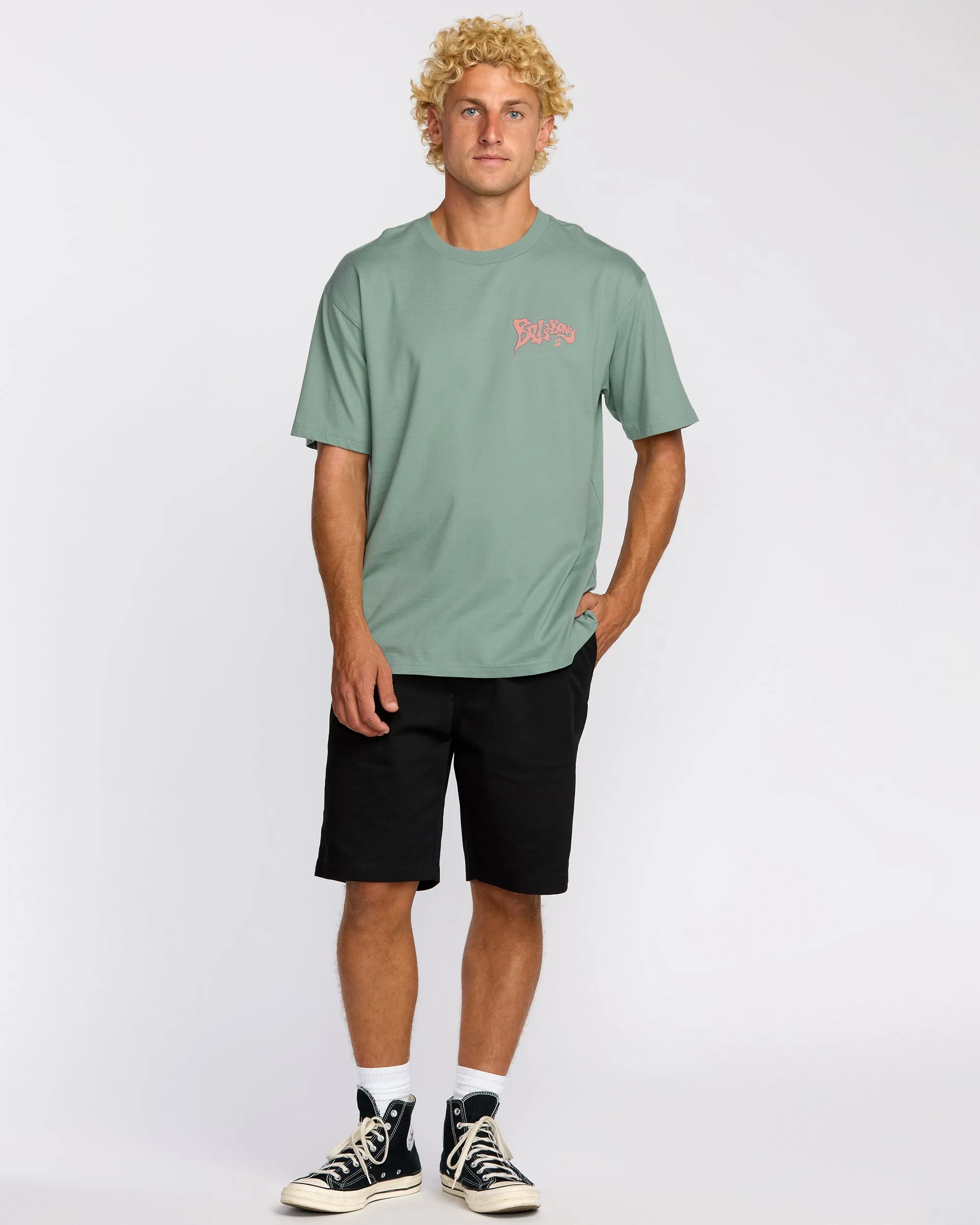Morning Haze Regular Short Sleeve T-Shirt - Mineral Blue sold by Billabong product image thumbnail 4