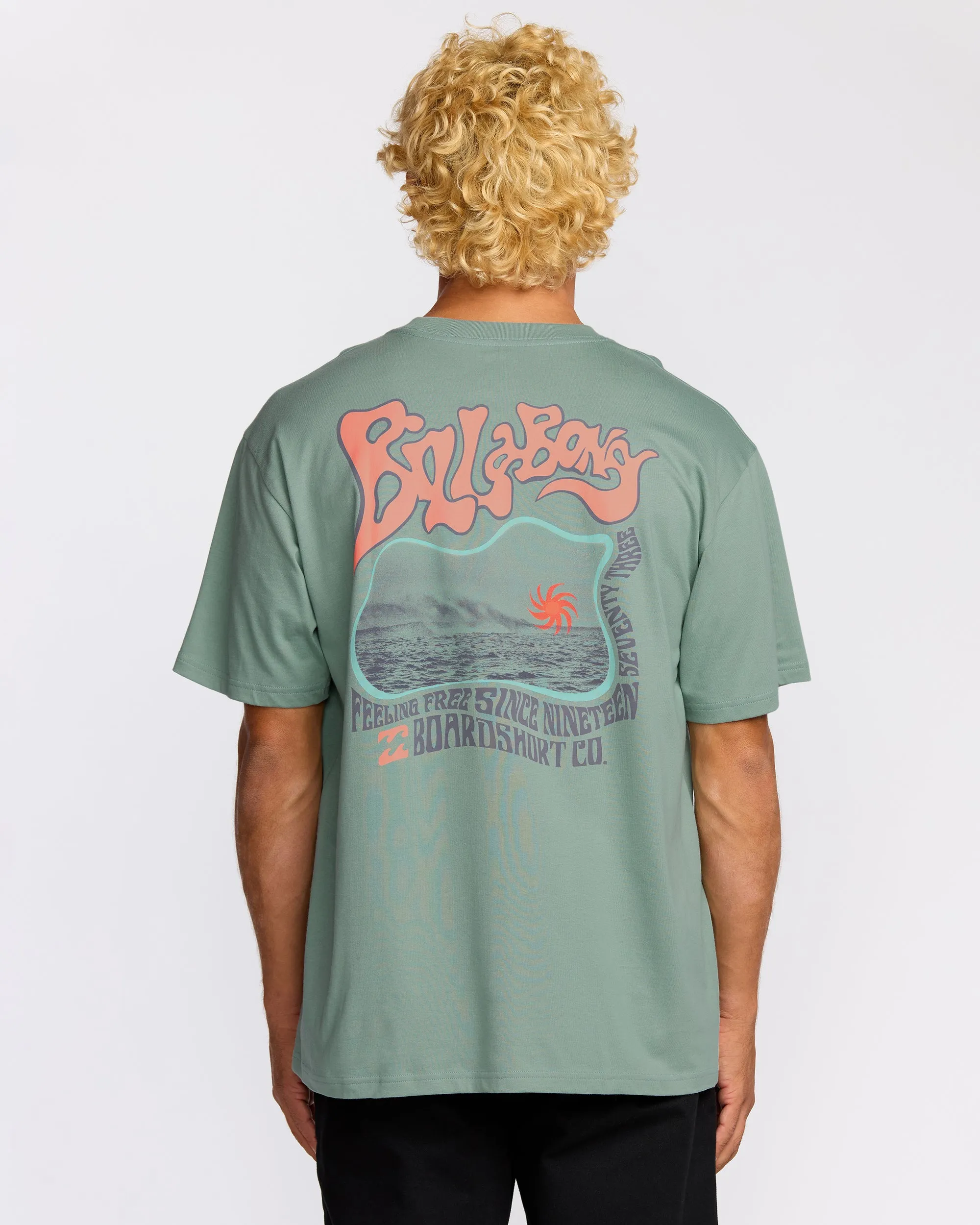Morning Haze Regular Short Sleeve T-Shirt - Mineral Blue sold by Billabong product image thumbnail 2