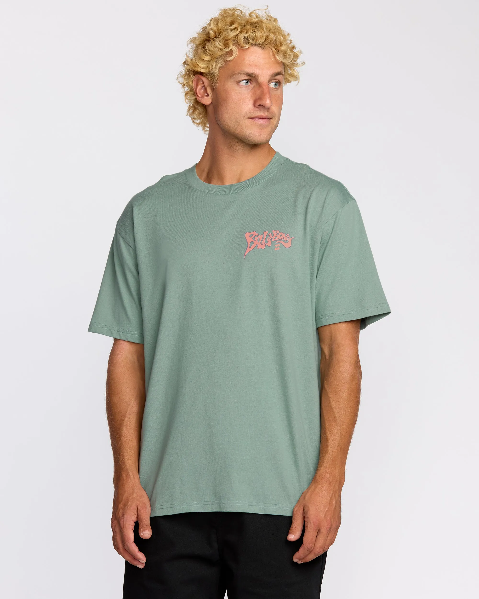 Morning Haze Regular Short Sleeve T-Shirt - Mineral Blue sold by Billabong