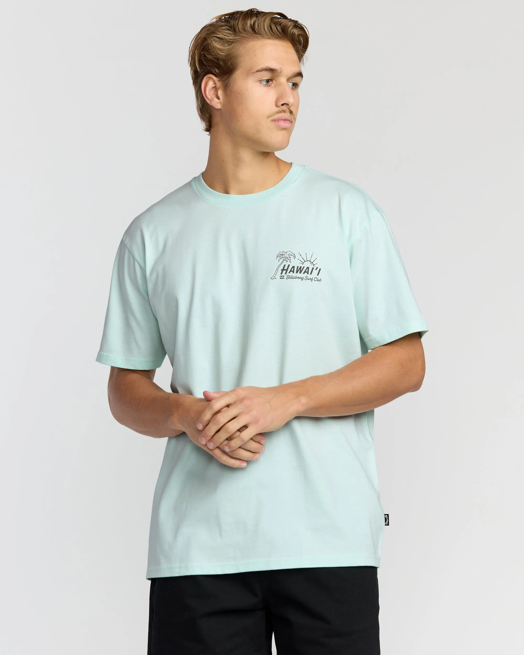 Lounge Hi Premium Short Sleeve T-Shirt - Sea Glass sold by Billabong