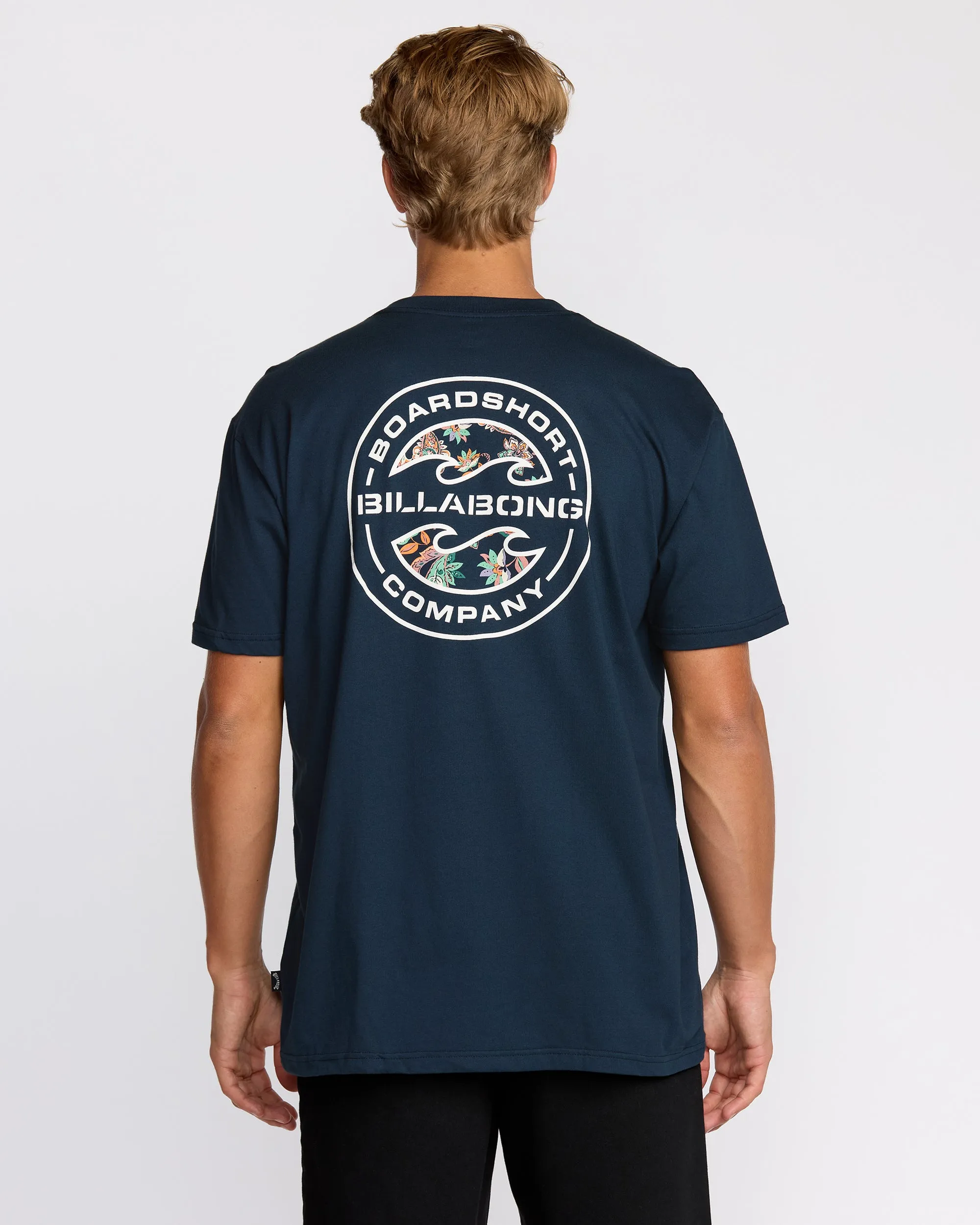 Hollow Premium Short Sleeve T-Shirt - Navy sold by Billabong product image thumbnail 2
