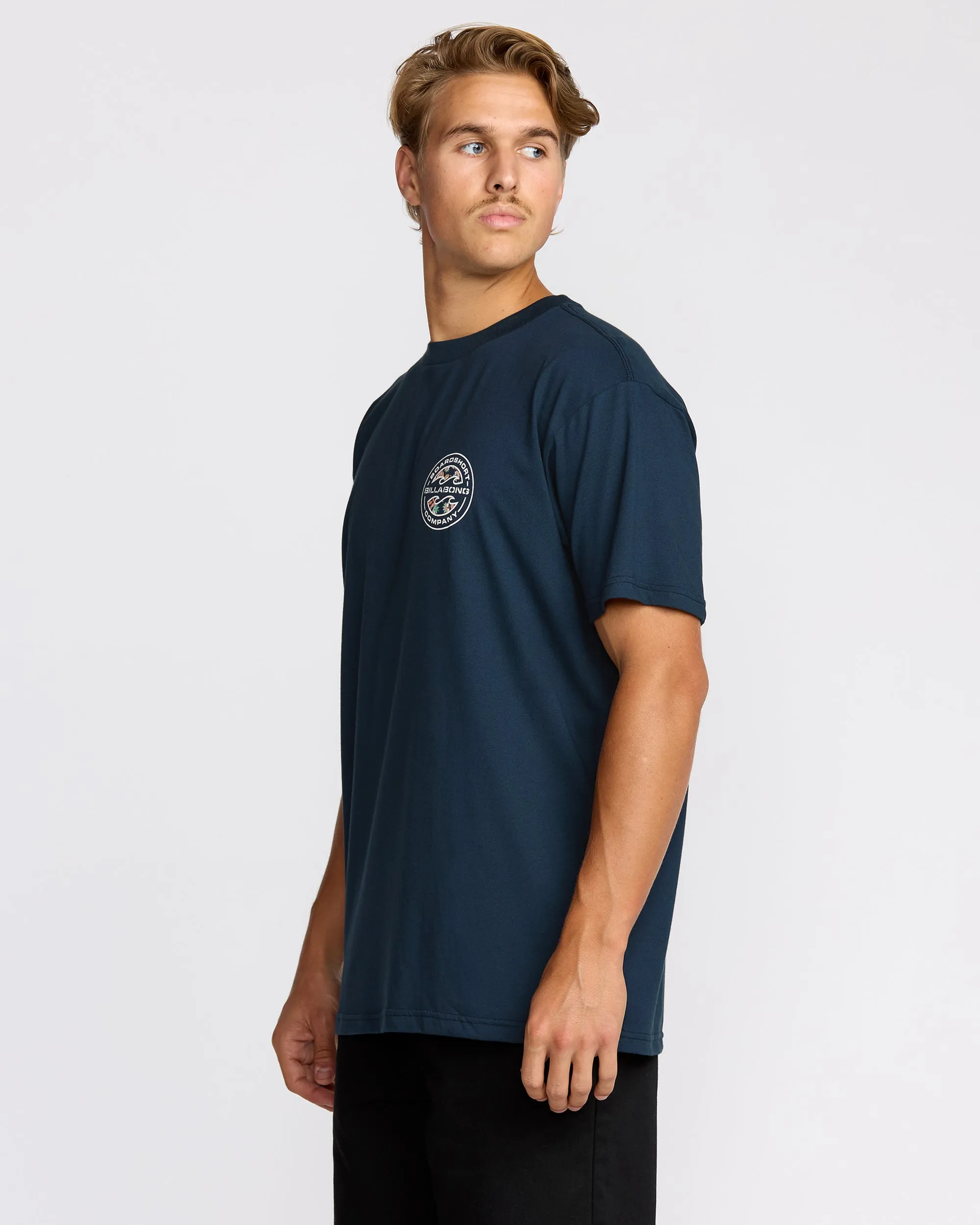 Hollow Premium Short Sleeve T-Shirt - Navy sold by Billabong product image thumbnail 3
