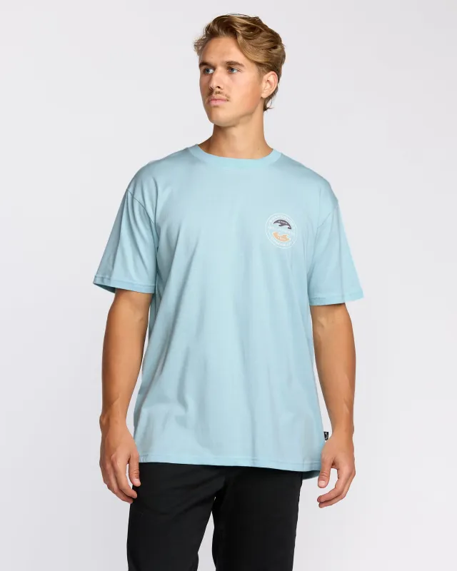 Hollow Premium Short Sleeve T-Shirt - Coastal Blue sold by Billabong