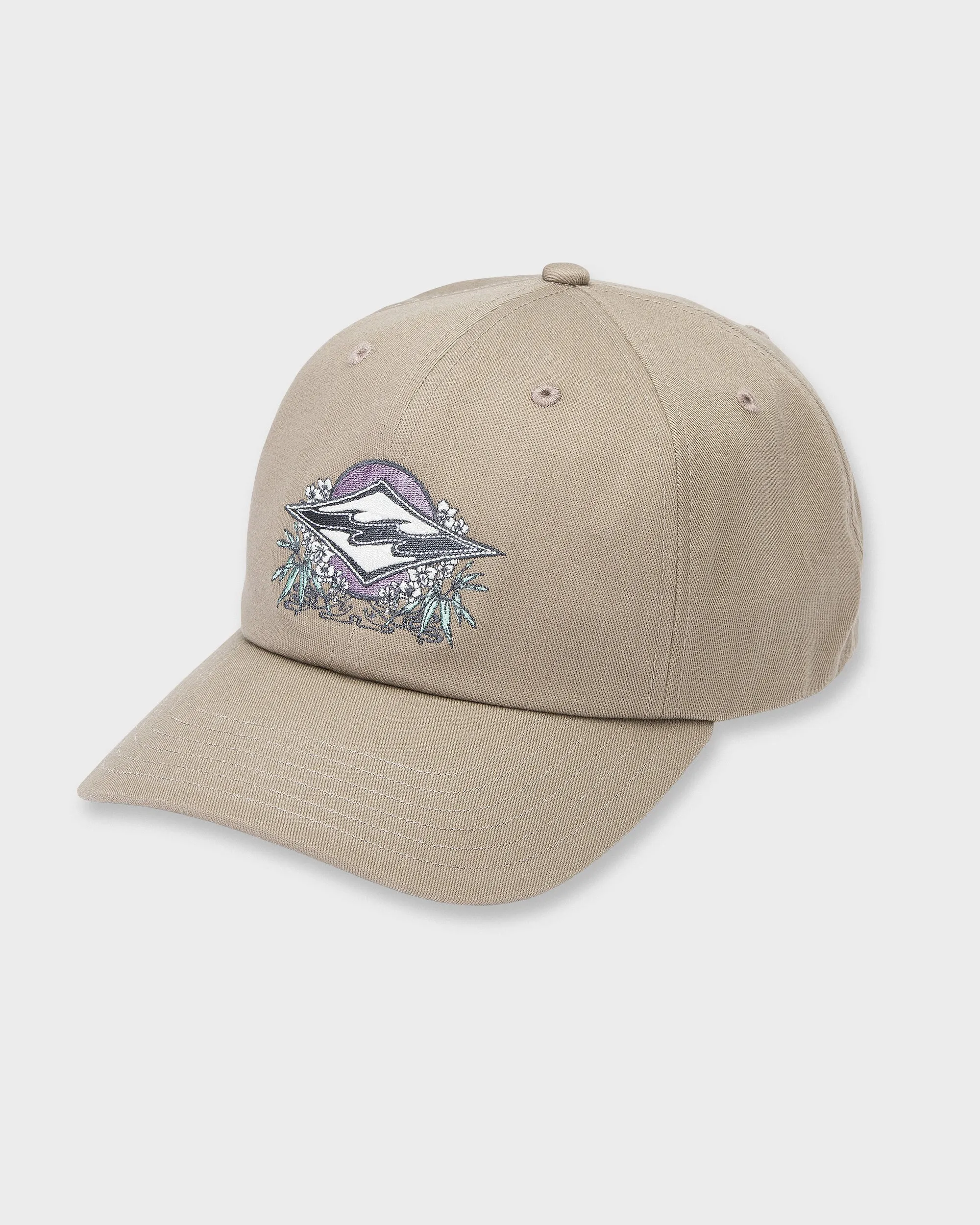 Crayon Wave Strapback Hat - Gravel sold by Billabong