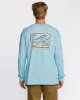 Crayon Wave Regular Long Sleeve T-Shirt - Coastal Blue sold by Billabong