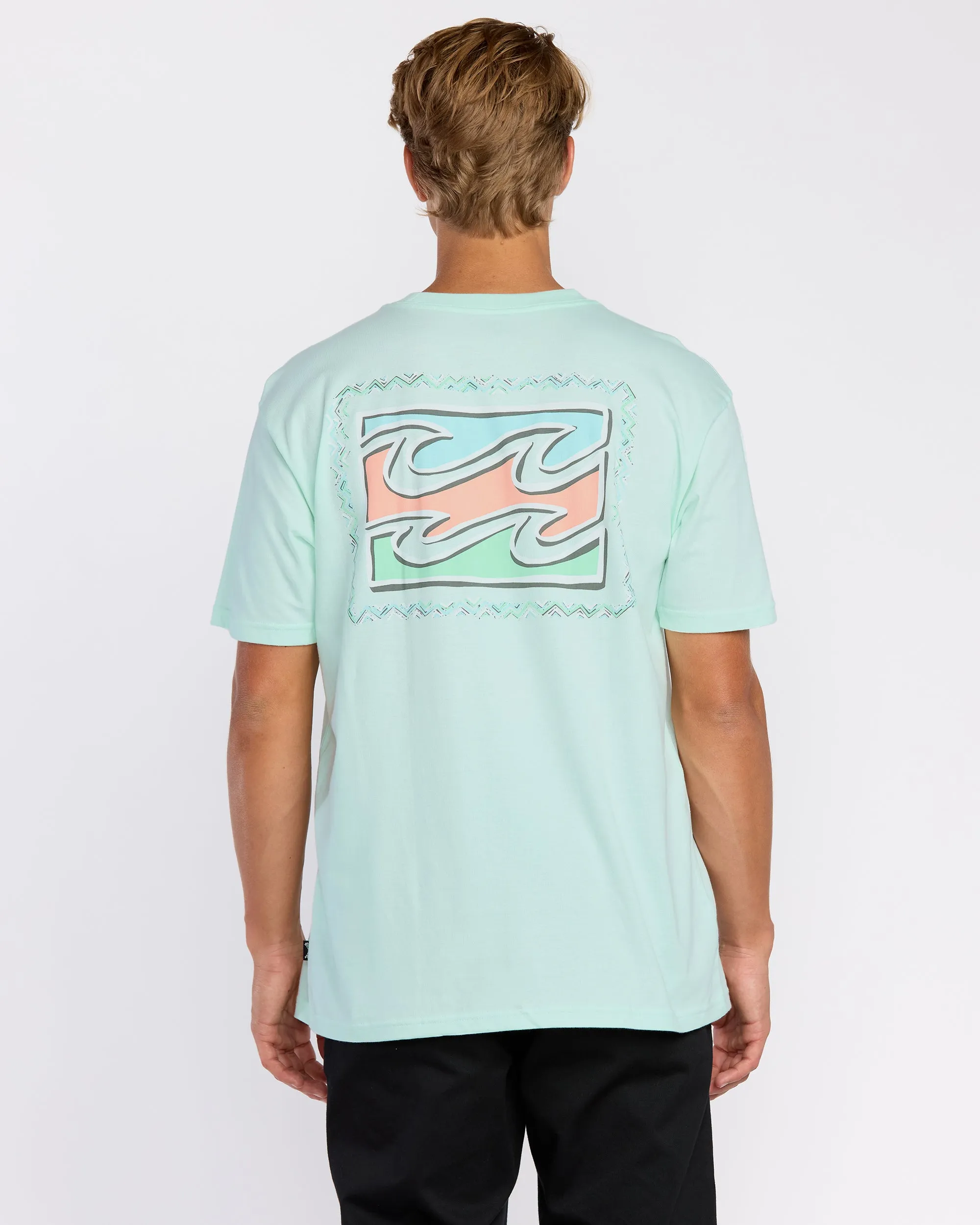 Crayon Wave Premium Short Sleeve T-Shirt - Sea Glass sold by Billabong product image thumbnail 2